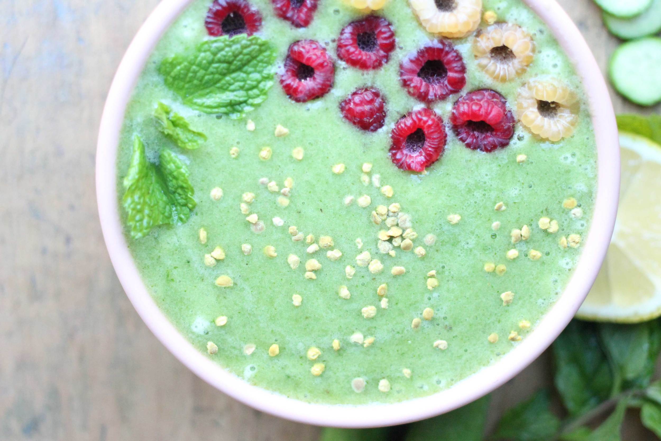 This refreshing smoothie is full of good things!