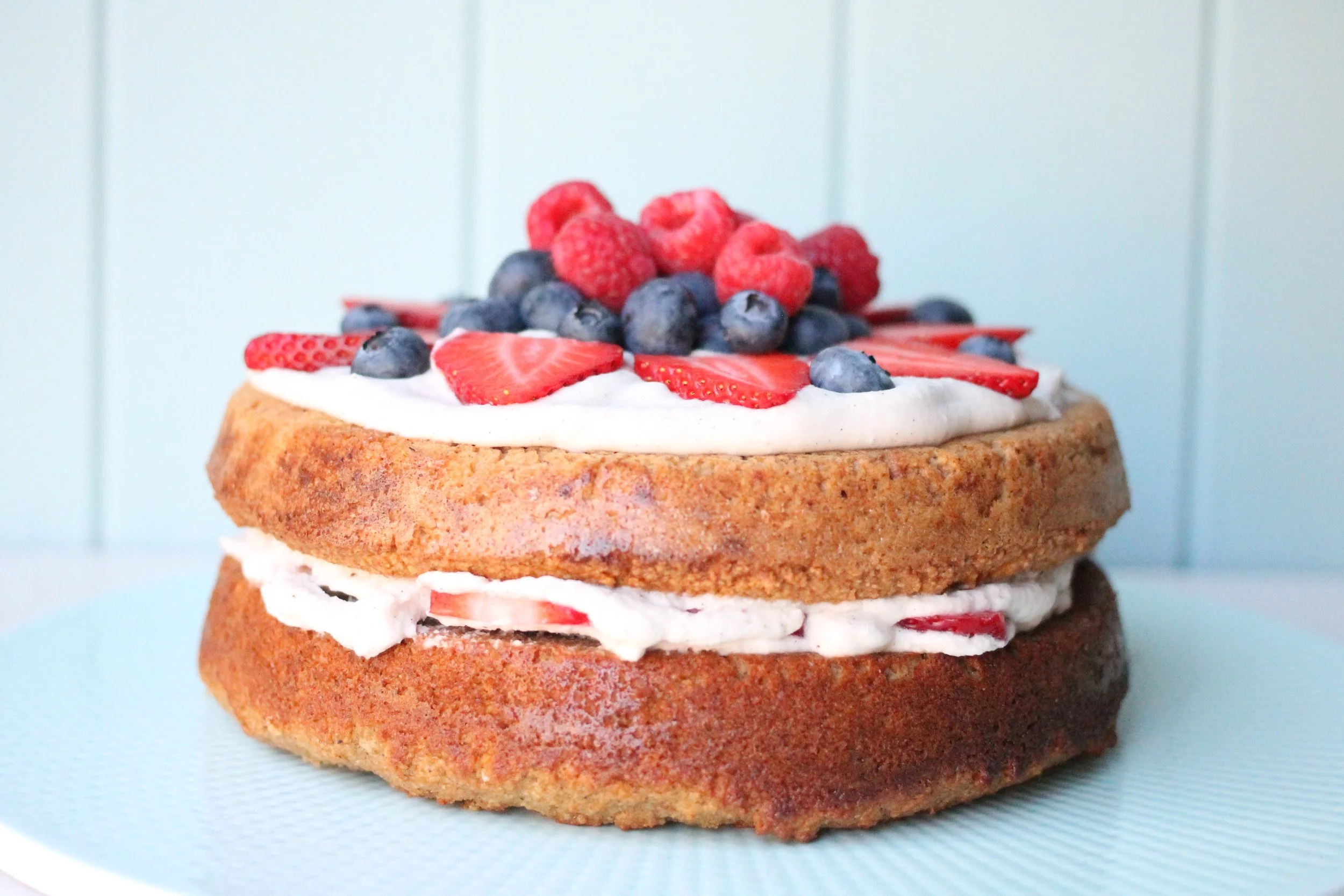 Whipped Cream used for a Vanilla Bean layer cake