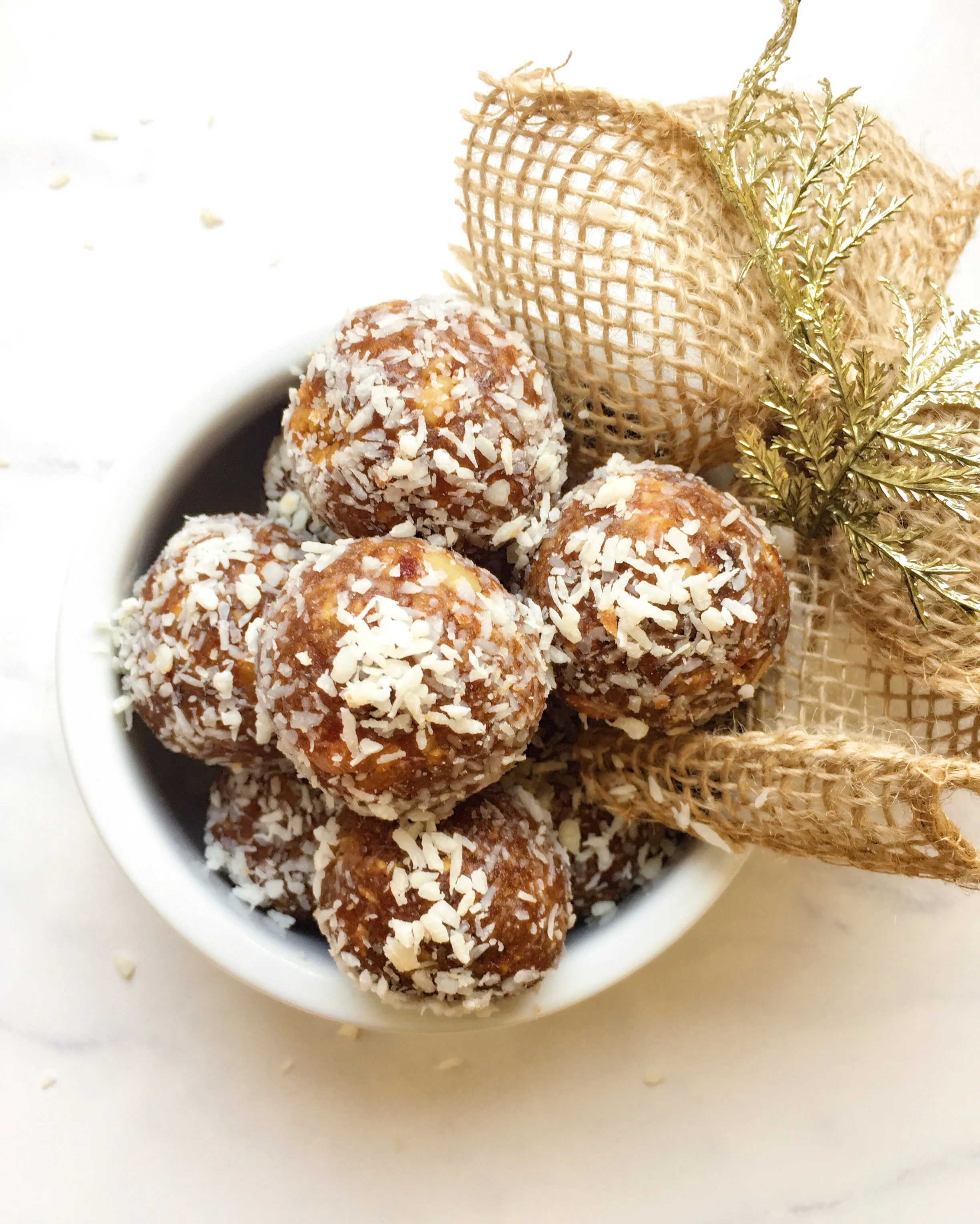 Healthy Gingerbread Bliss Balls By The Dish On Healthy 
