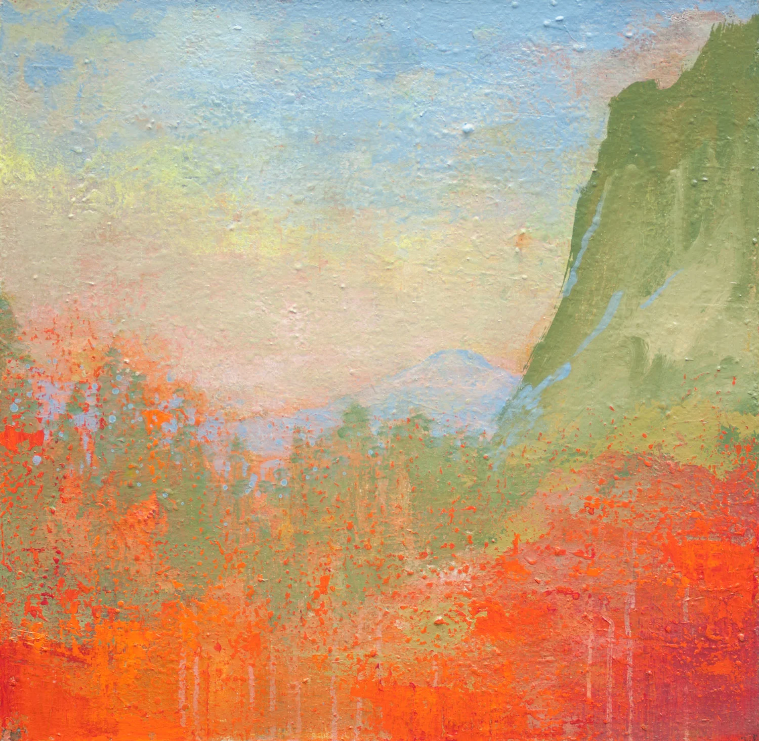 Mountain Study Tangerine