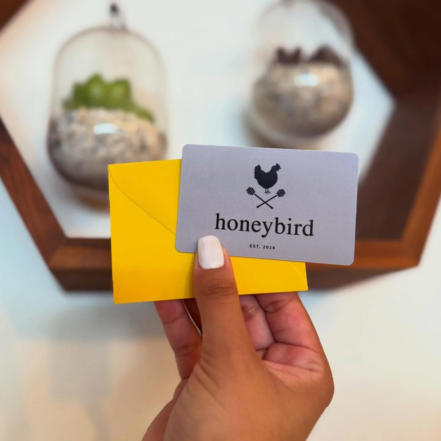 Give the gift of Honeybird to your loved ones this Christmas ! Come by and grab a gift card or two, great for gift exchanges as well!  #honeybirdla #giftcard #whiteelephant #merrychristmas