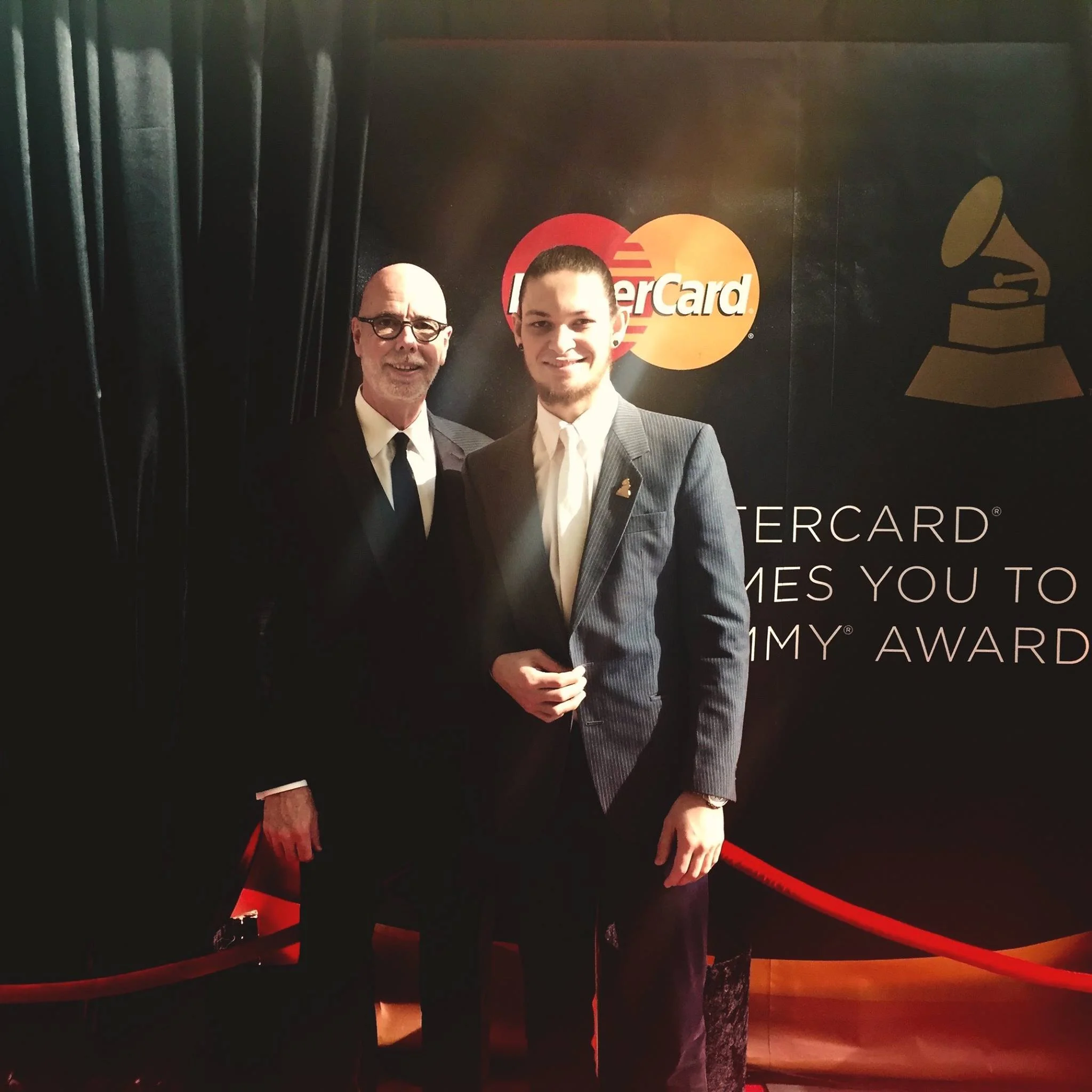 AT THE GRAMMY® AWARDS WITH MASTER ENGINEER TRAMMELL STARKS (LA CALIFORNIA, USA 2016)