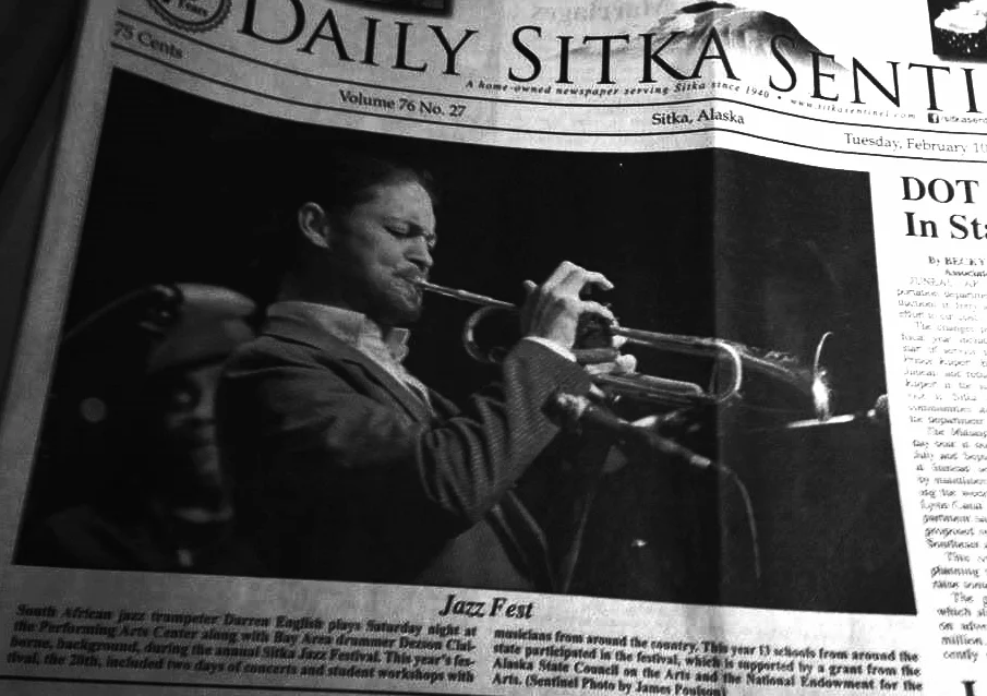 ARTICLE IN SITKA SENTINEL (ALASKA, USA 2015)