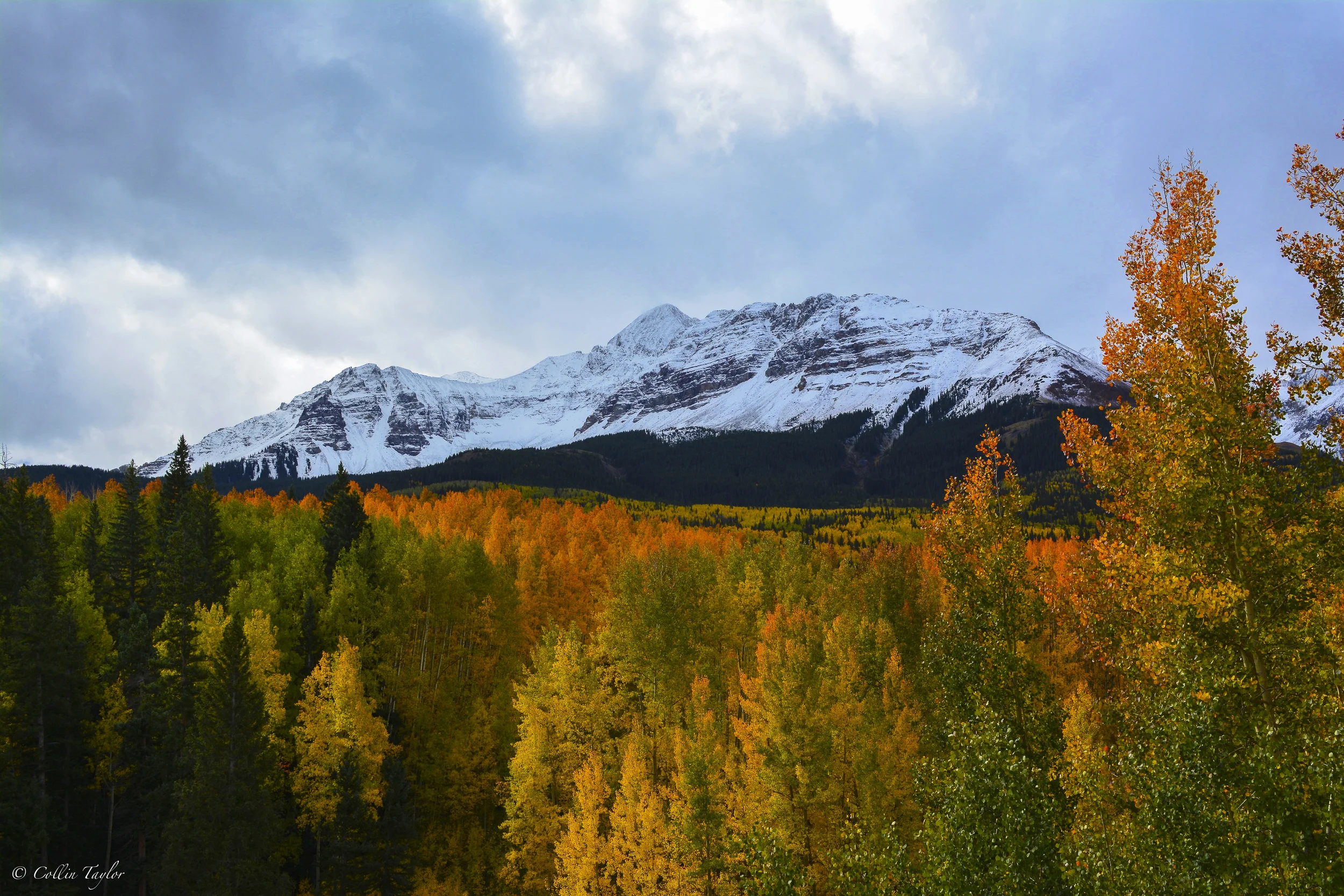 Mt Wilson in autumn - Telluride, CO