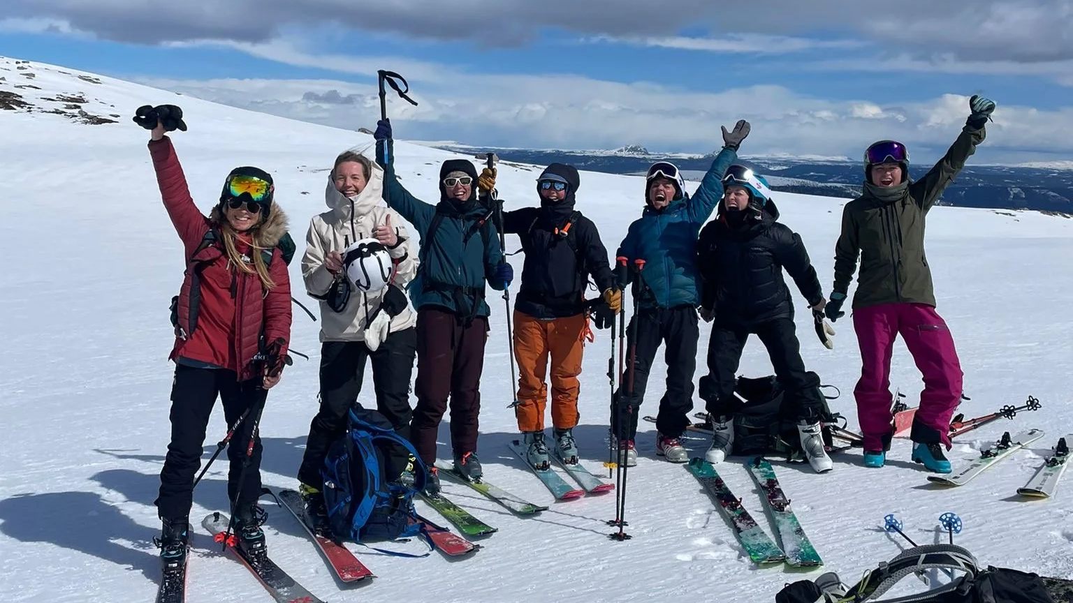 Toppturkurs og yoga med Hemsedal Mountain Guides 