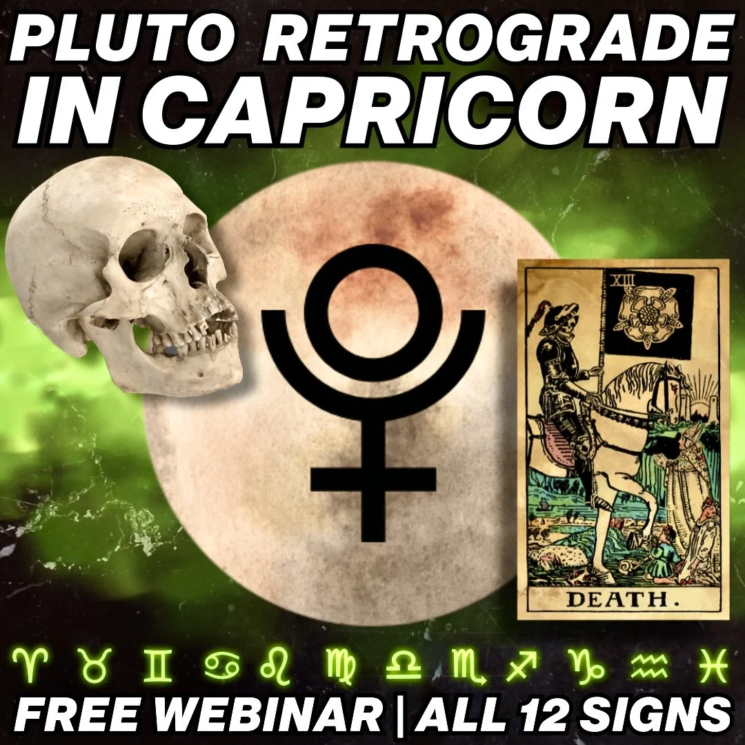 Pluto Retrograde in Capricorn (FREE Webinar)