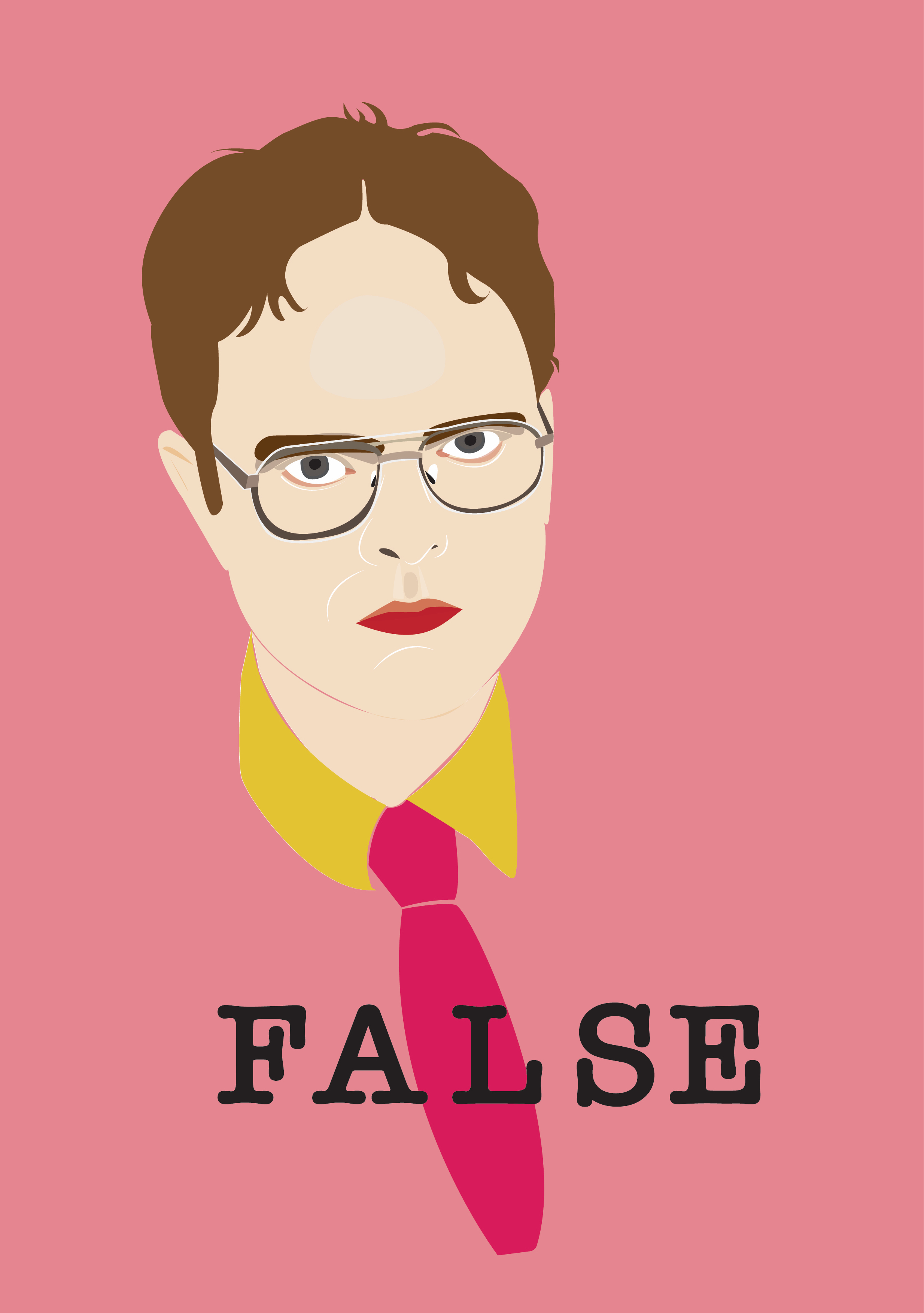 Illustration Vector "False" by Brye Zhane 2017