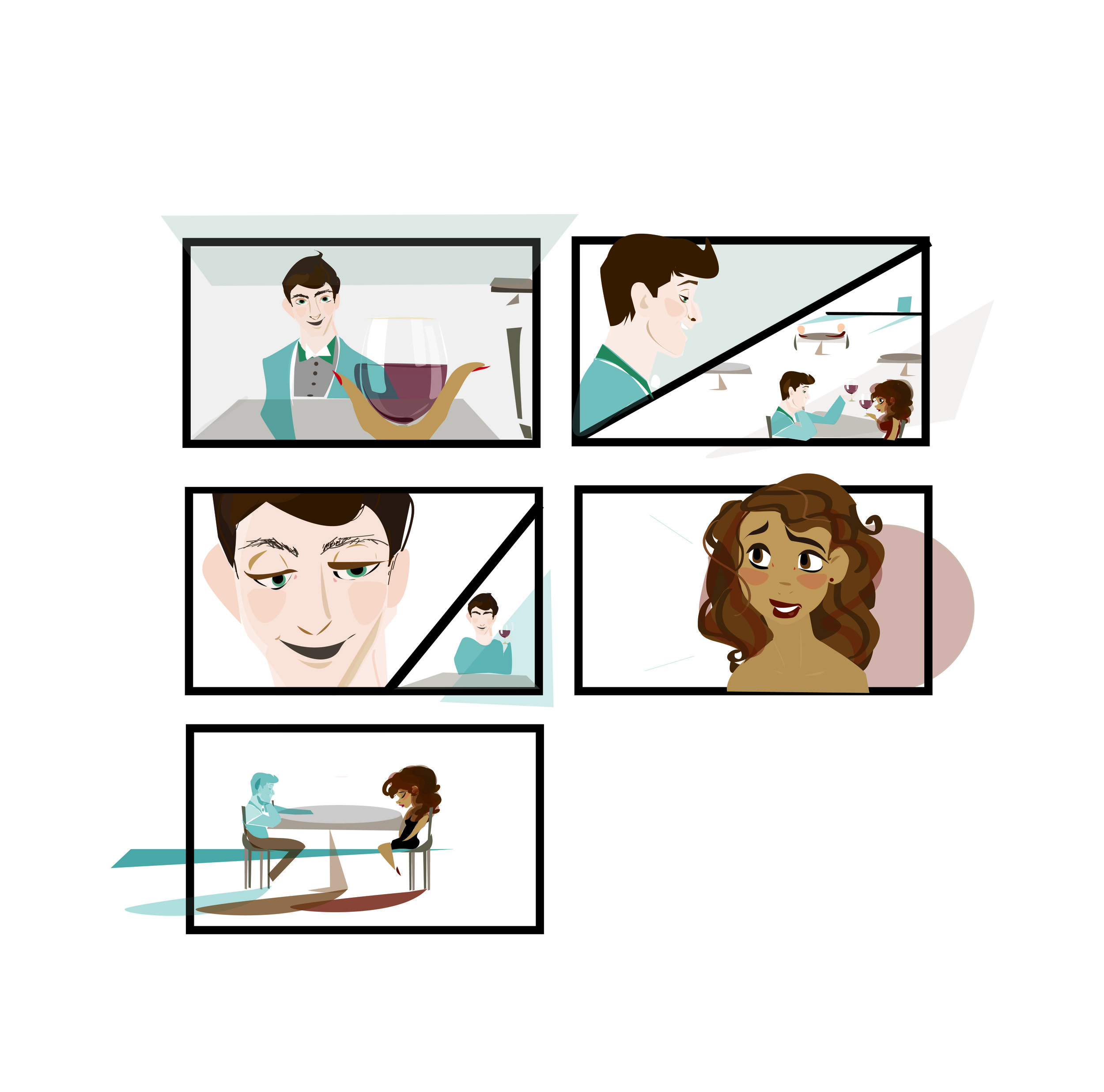 Animation Short Storyboards Vector by Brye Zhane 2015