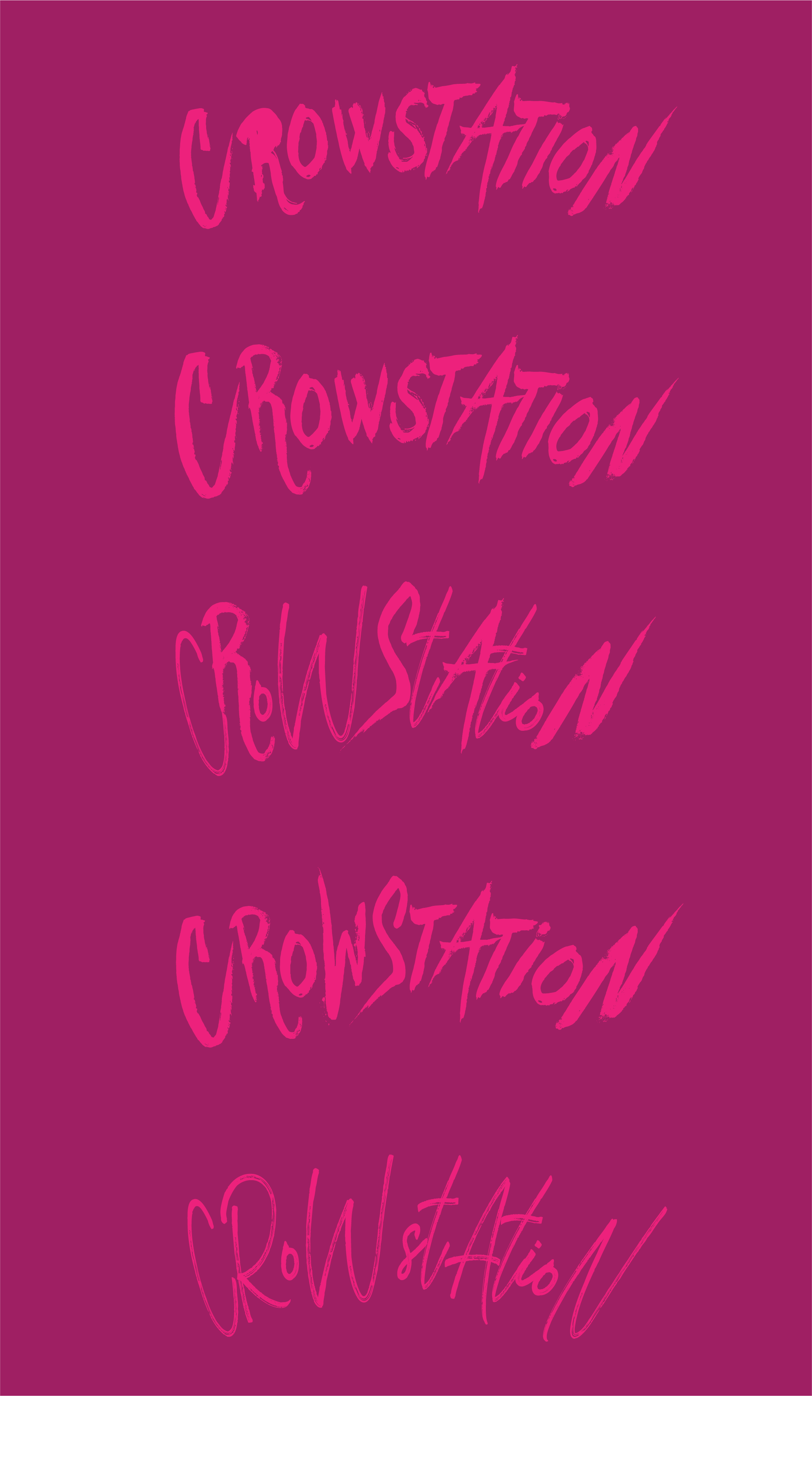 "Crowstation" Logo Design 2017