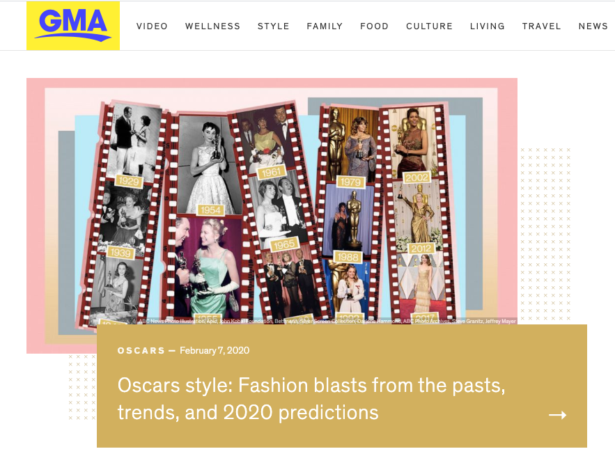 Oscars Style: Fashion blasts from the pasts, trends, and 2020 predictions