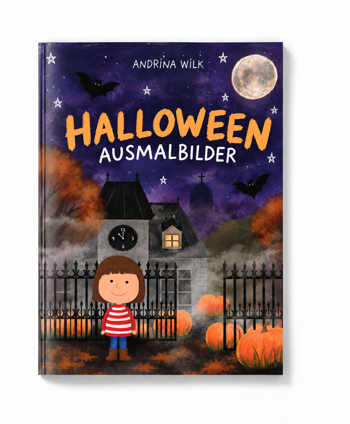 Halloween-Ausmalbilder mit verzaubertem Spukhaus.png