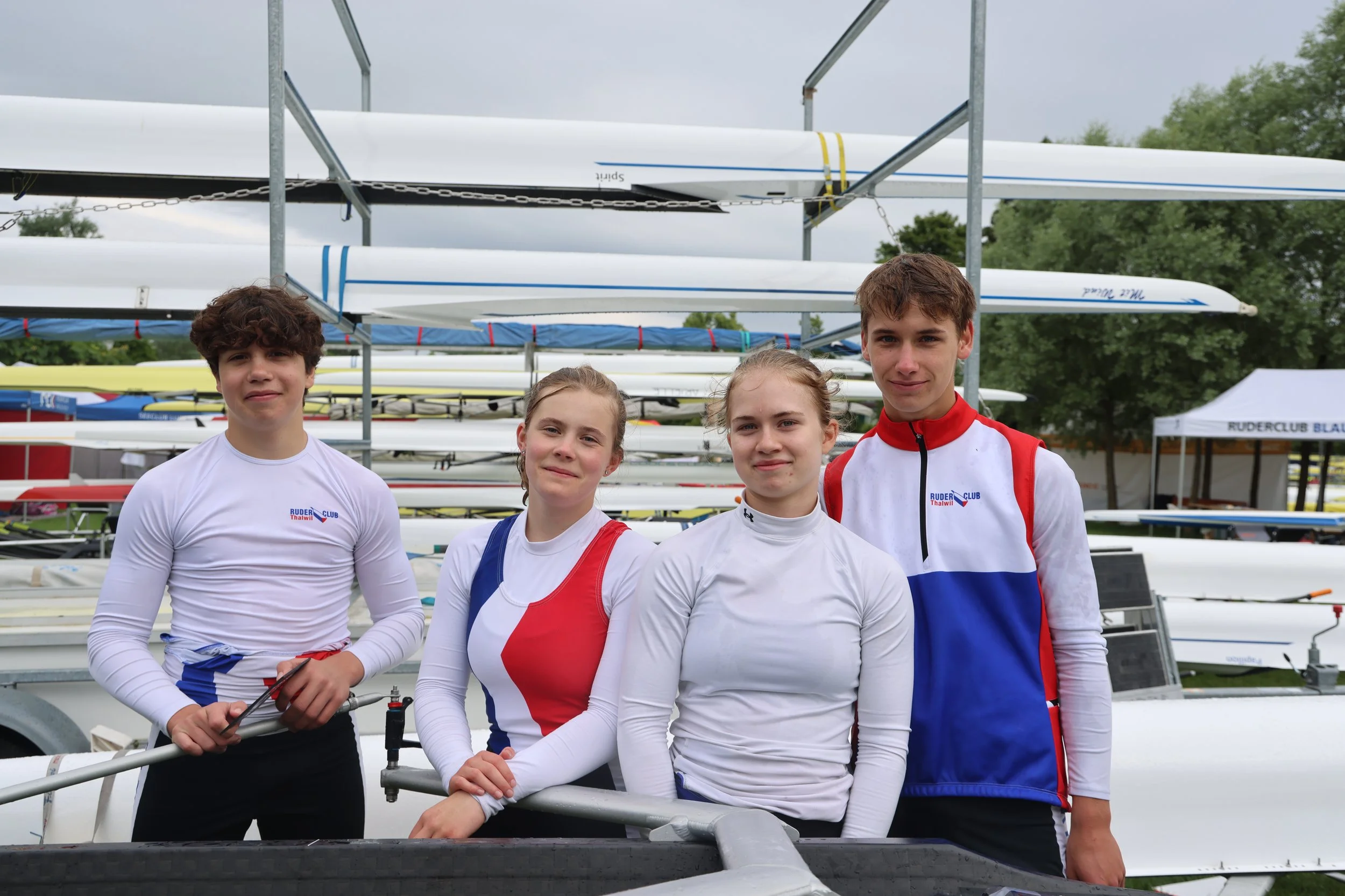 Der Thalwiler U17-Doppelvierer steht im Final des Talents Cup