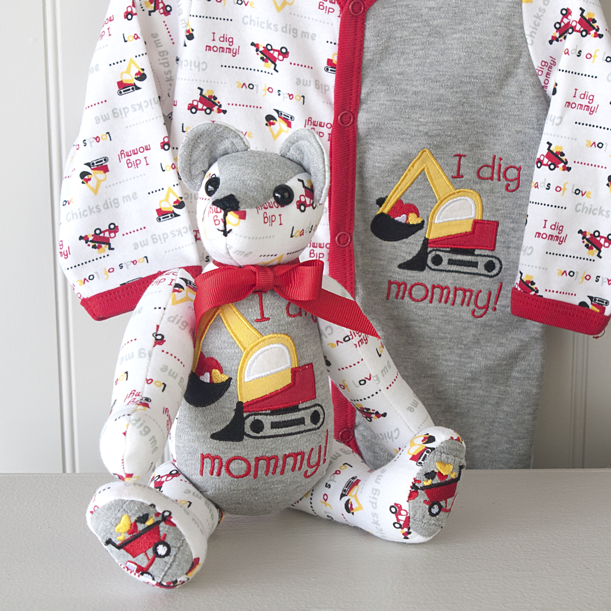 In this two day class you will be making a jointed Teddy Bear from a keepsake sleeper a special baby wore, or from a new sleeper for a new baby! Linda P will teach you how to construct this adorable teddy from a baby sleeper, sized 3-6 months. Size is important, if it's too small, you won't have enough fabric, if it's too big the decoration won't fit the bear. You bring the sleeper, your sewing machine and thread and we'll have all the other necessary supplies.