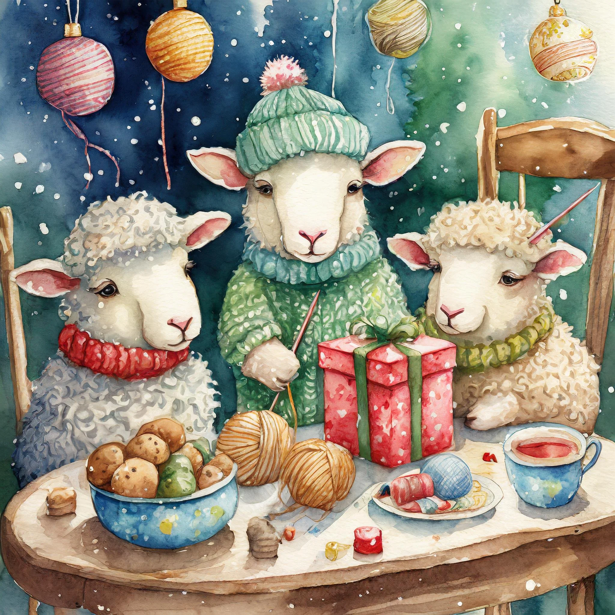 Christmas Sweater Party &amp; Crafty Claus Exchange