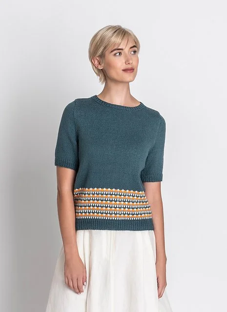 Divisadero Tee Knit-a-long, session 3