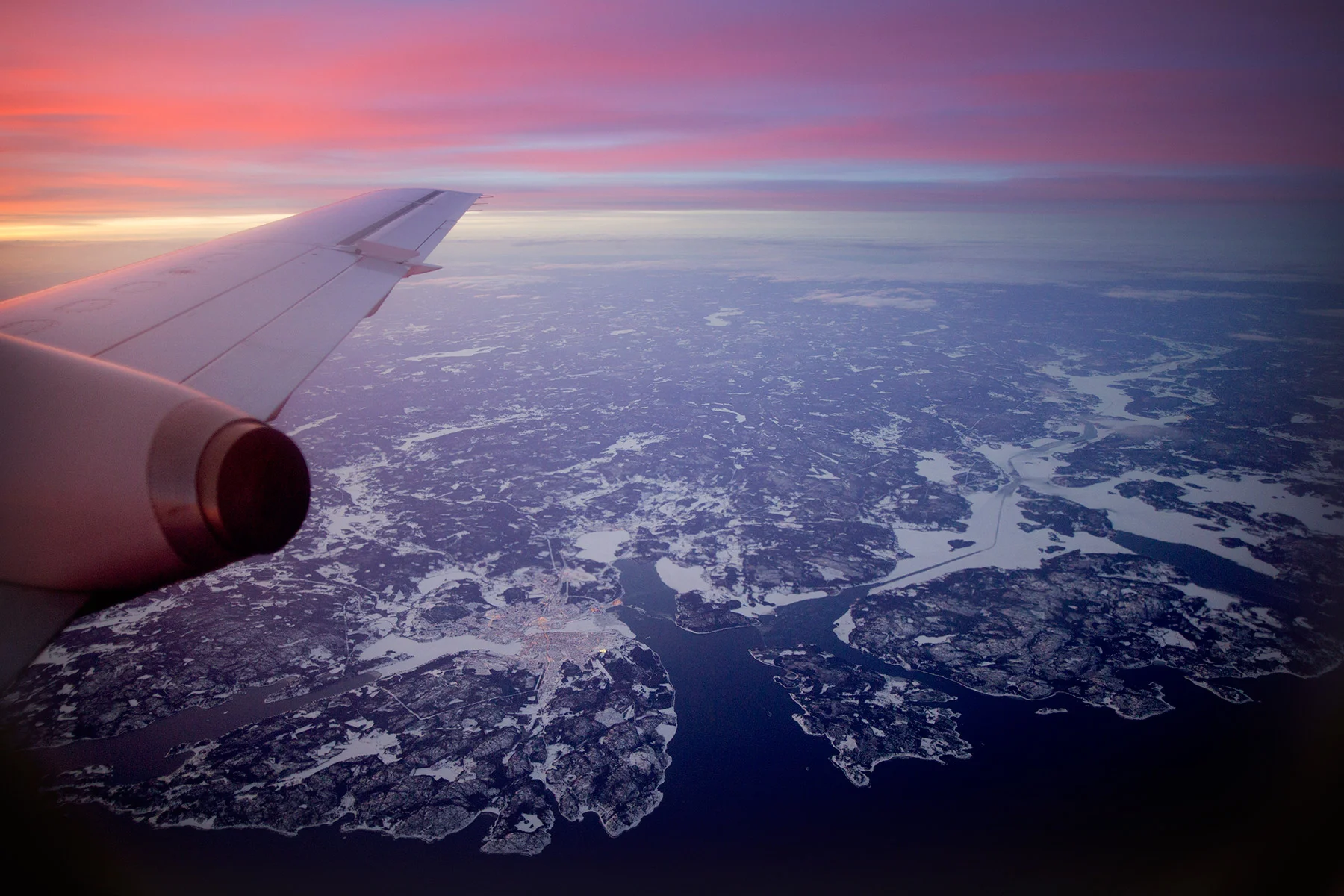 Västerbotten och över Sverige hem