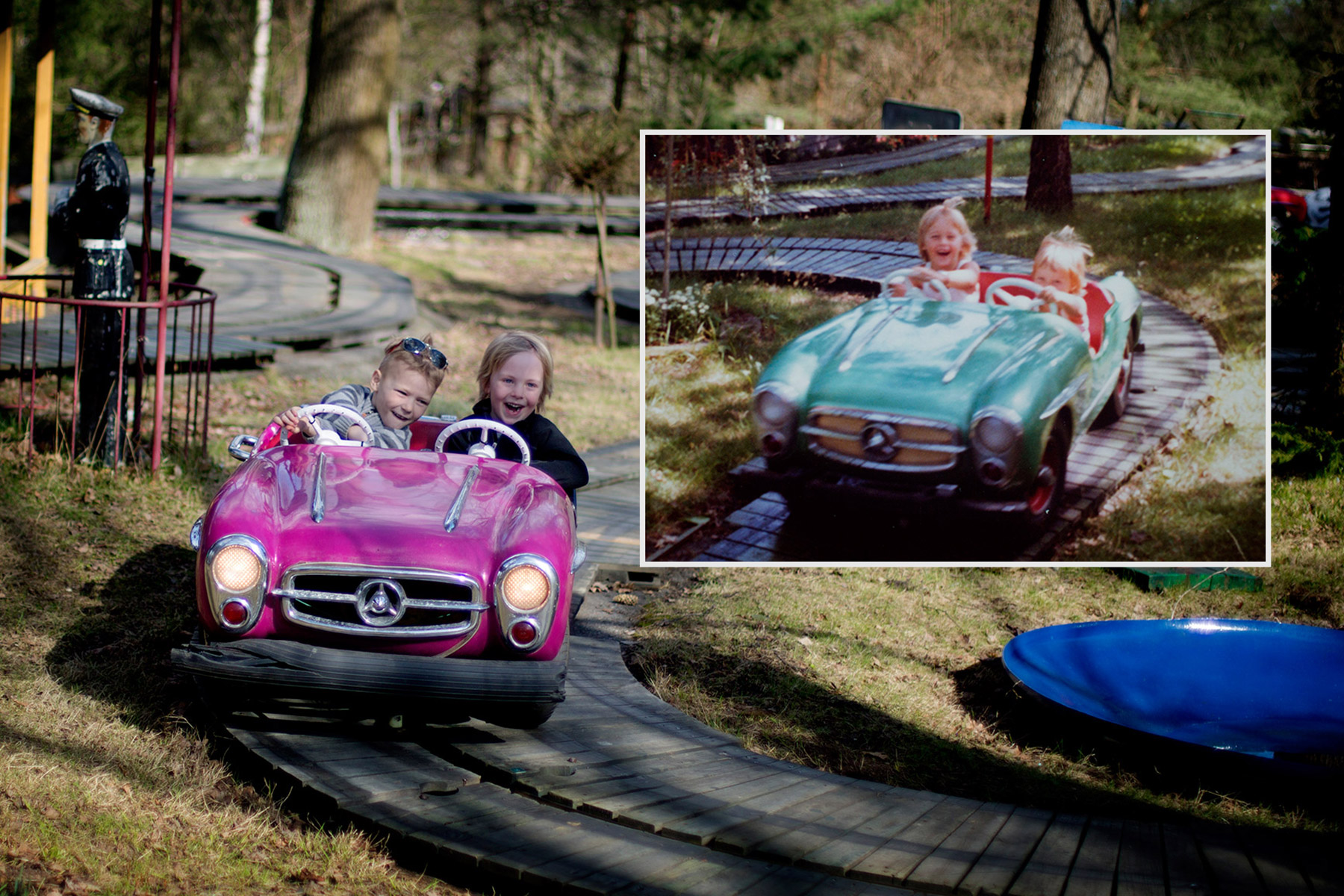 Skansen anno 1982 och 2016