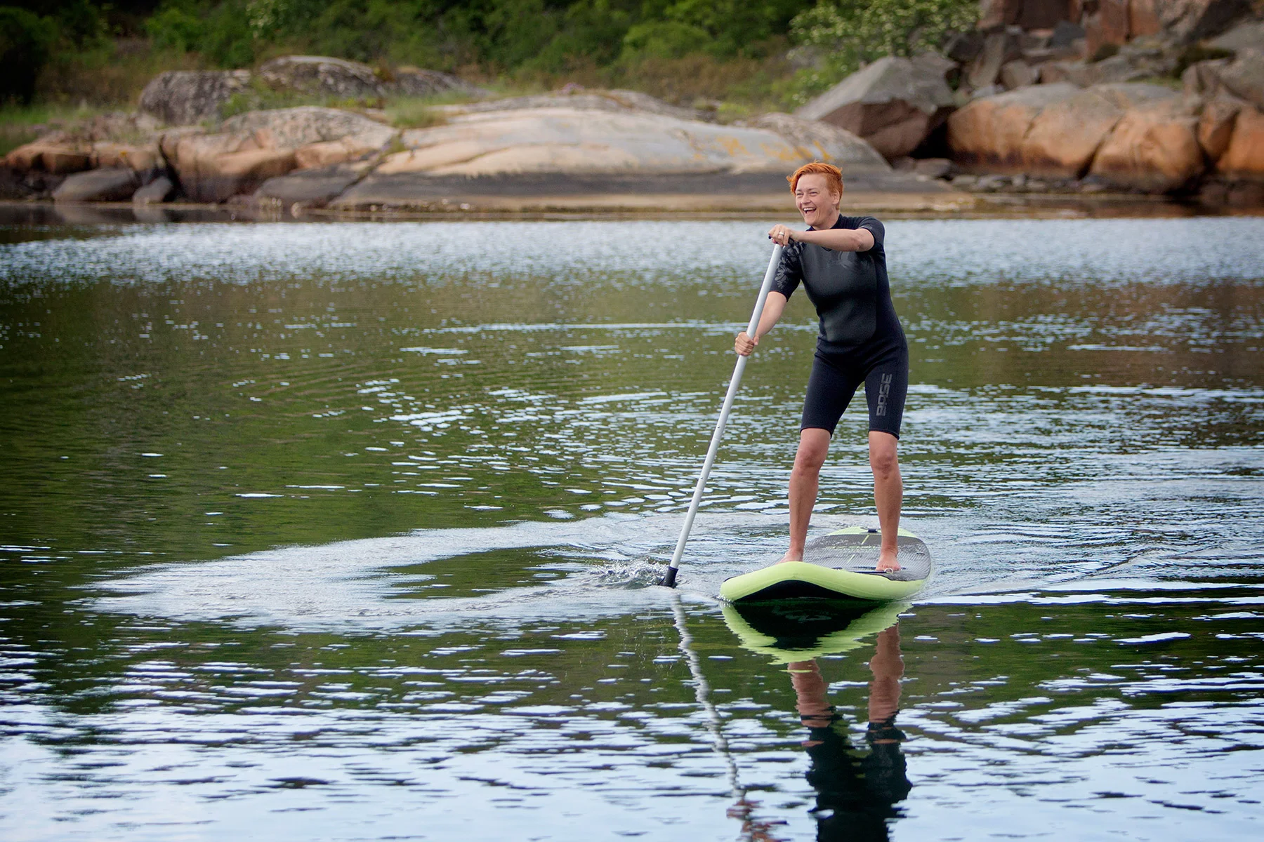 SUP på stilla vikar