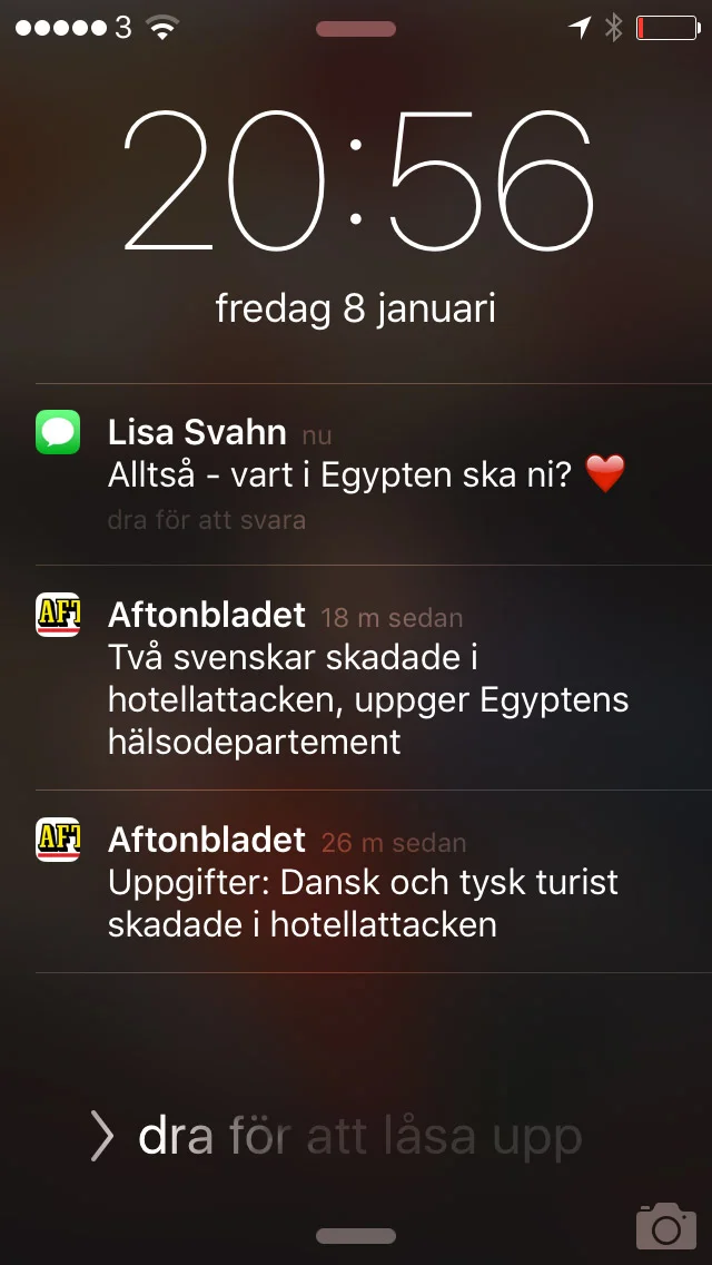 Dom kom sjövägen.