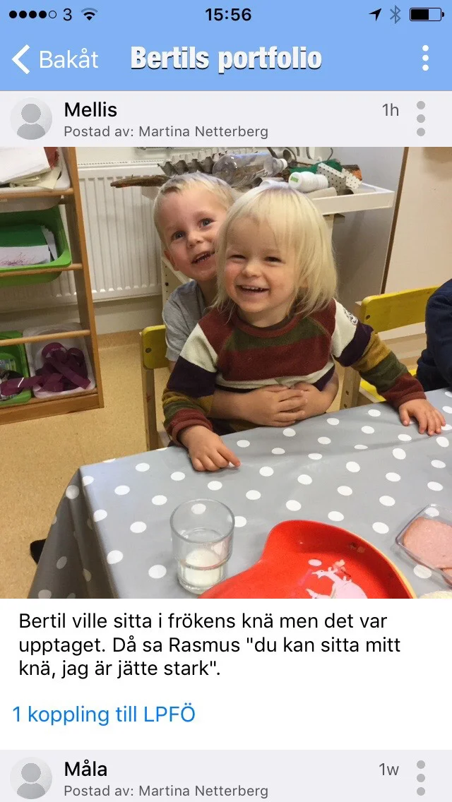 Blipp i telefonen