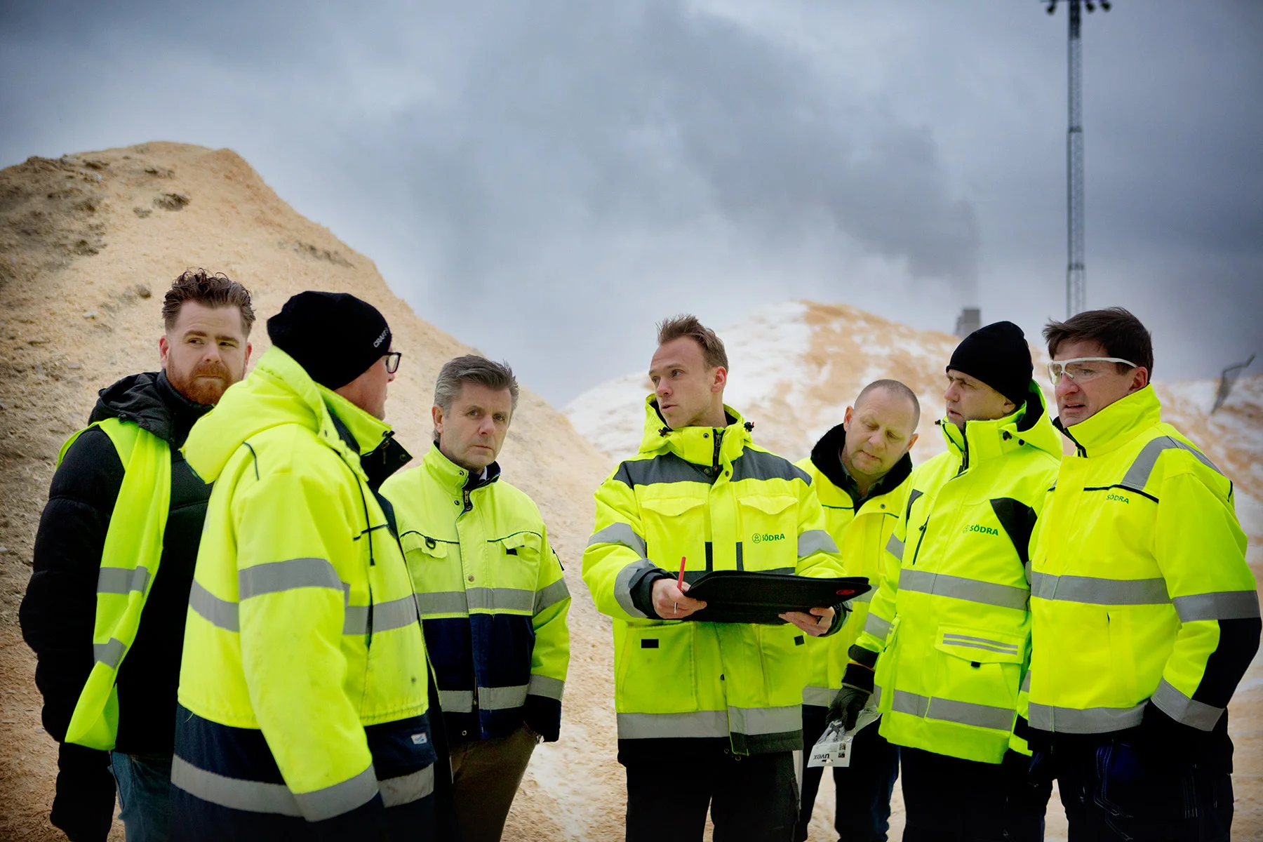 Södrafredag med safety walk och guljackor