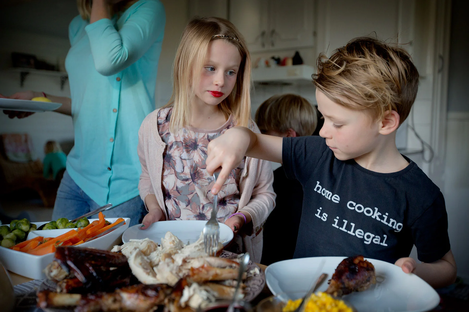 Hos Nina och Mike