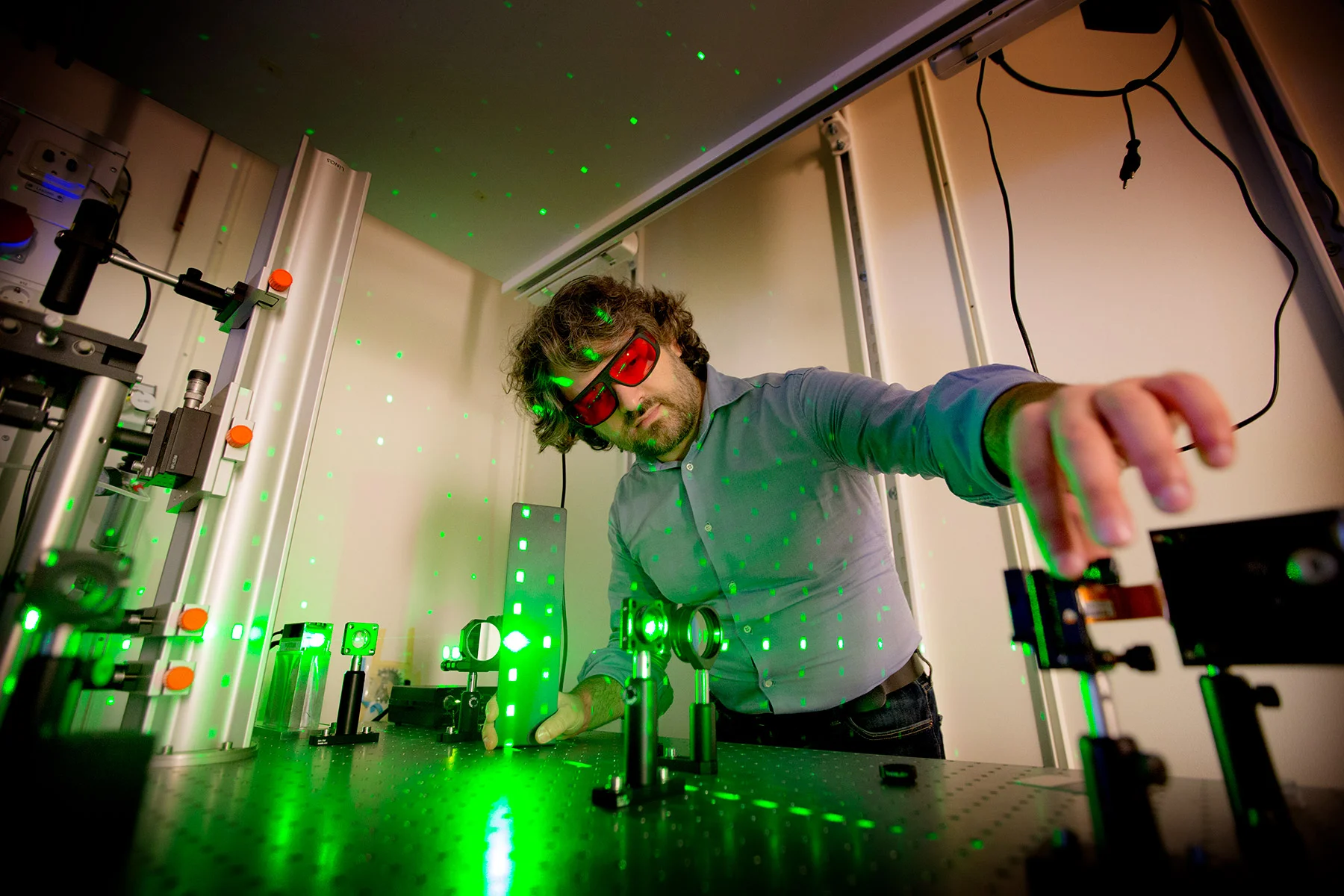 Laserlabb på Chalmers