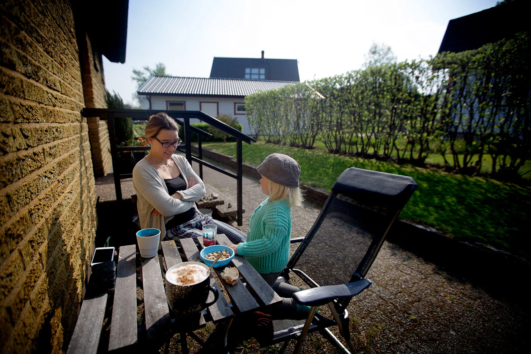 Trädgårdsfrukost