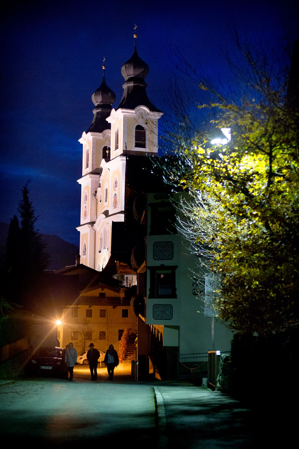 Hopfgarten by night
