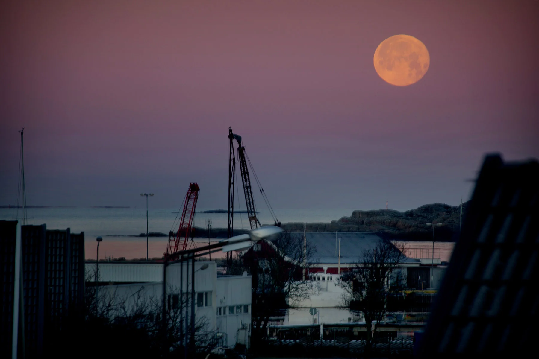 Morgon över sjön