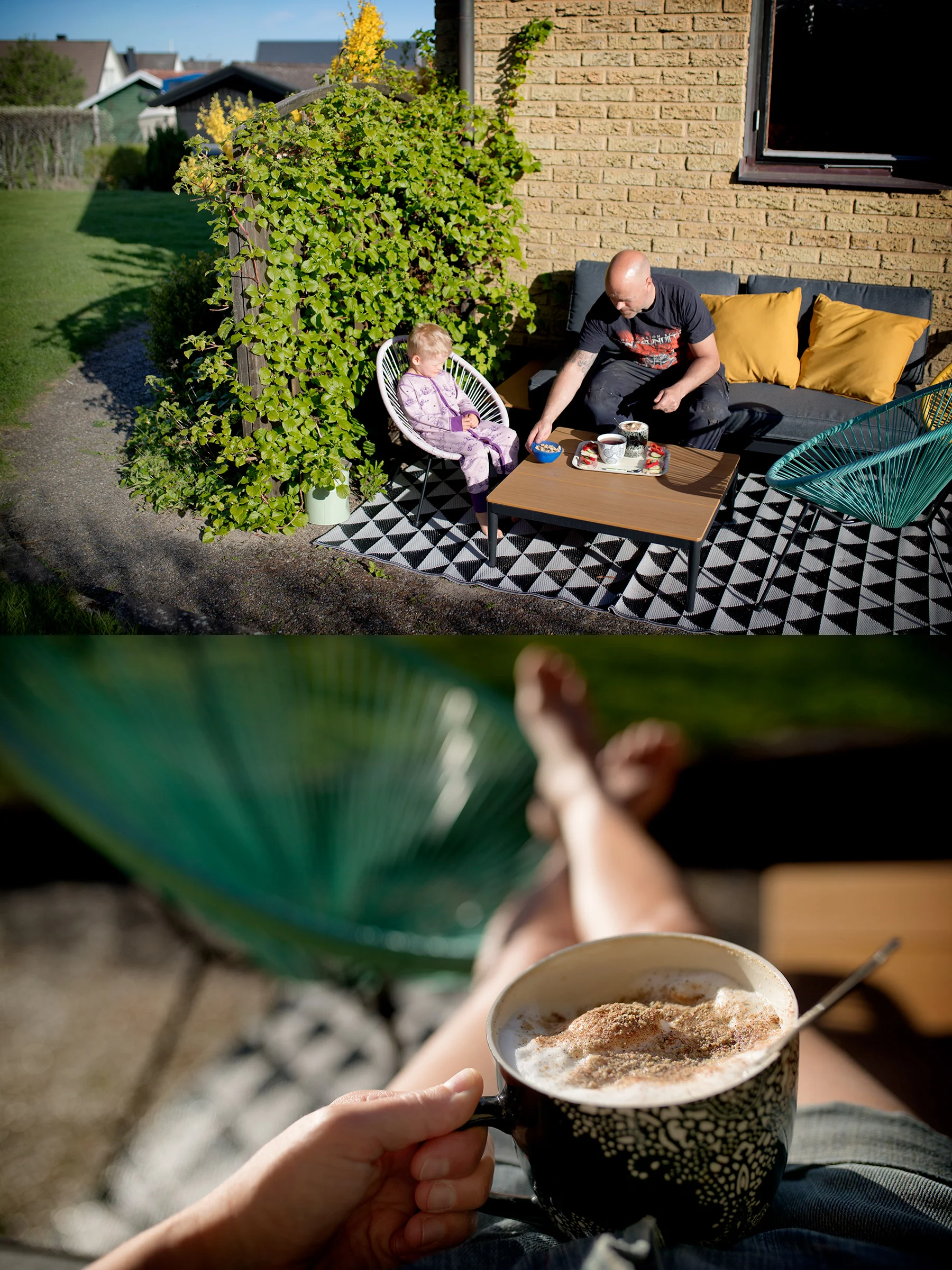 Frukost i solen