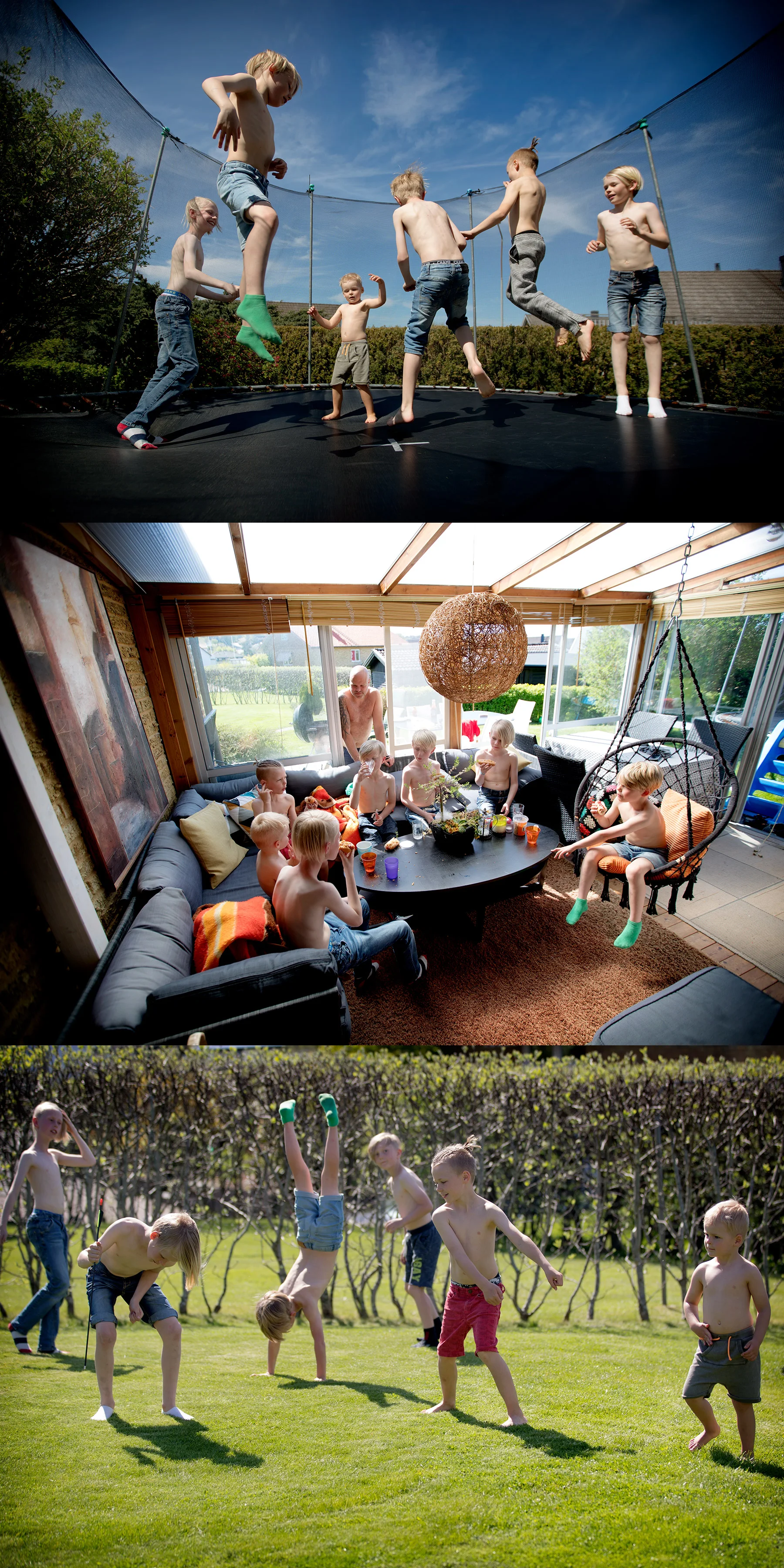 Huset fullt