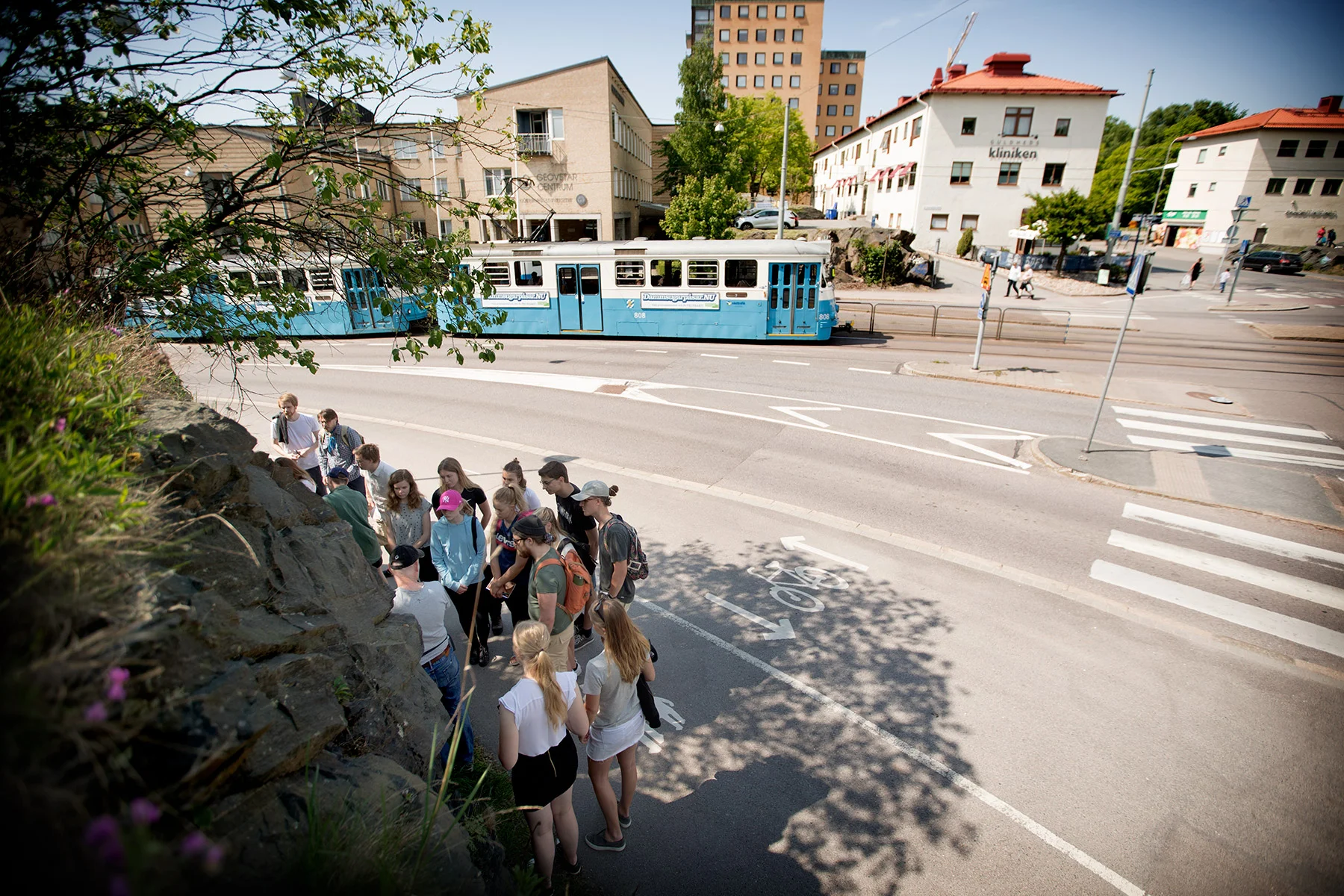 Geovetarstudenter i fält
