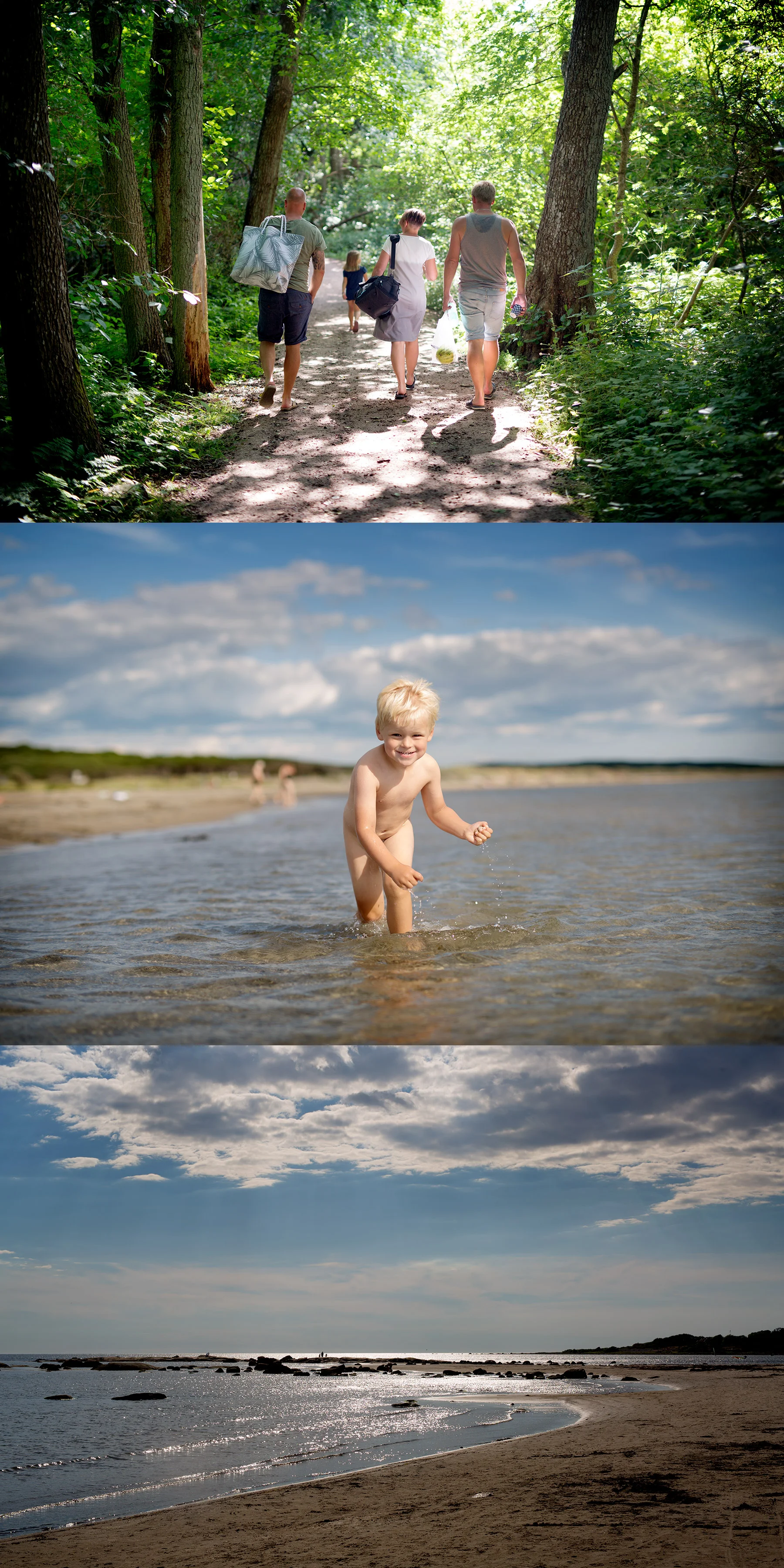 Kväll på Haverdals strand