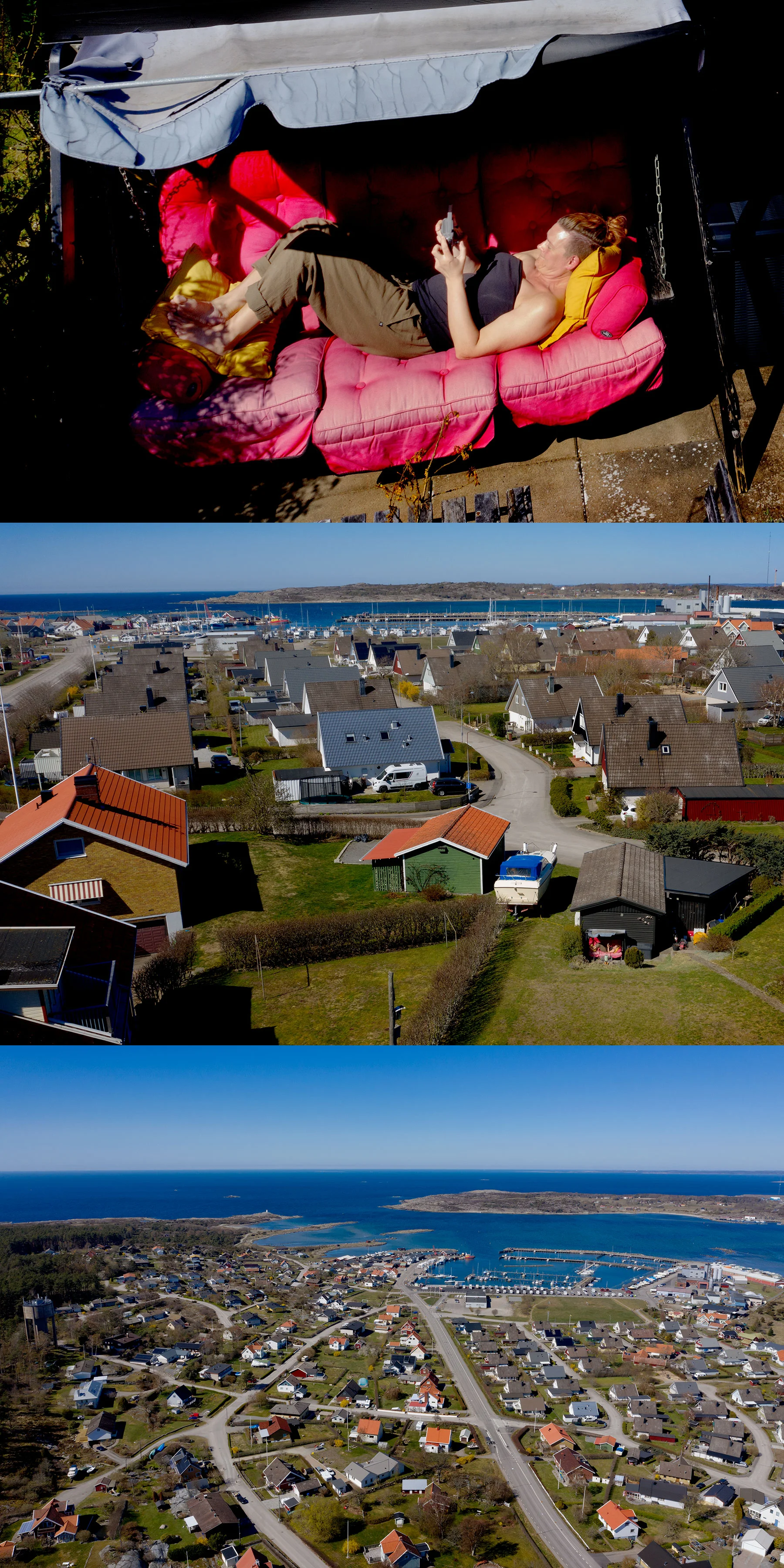 Hammockhäng med drönaren