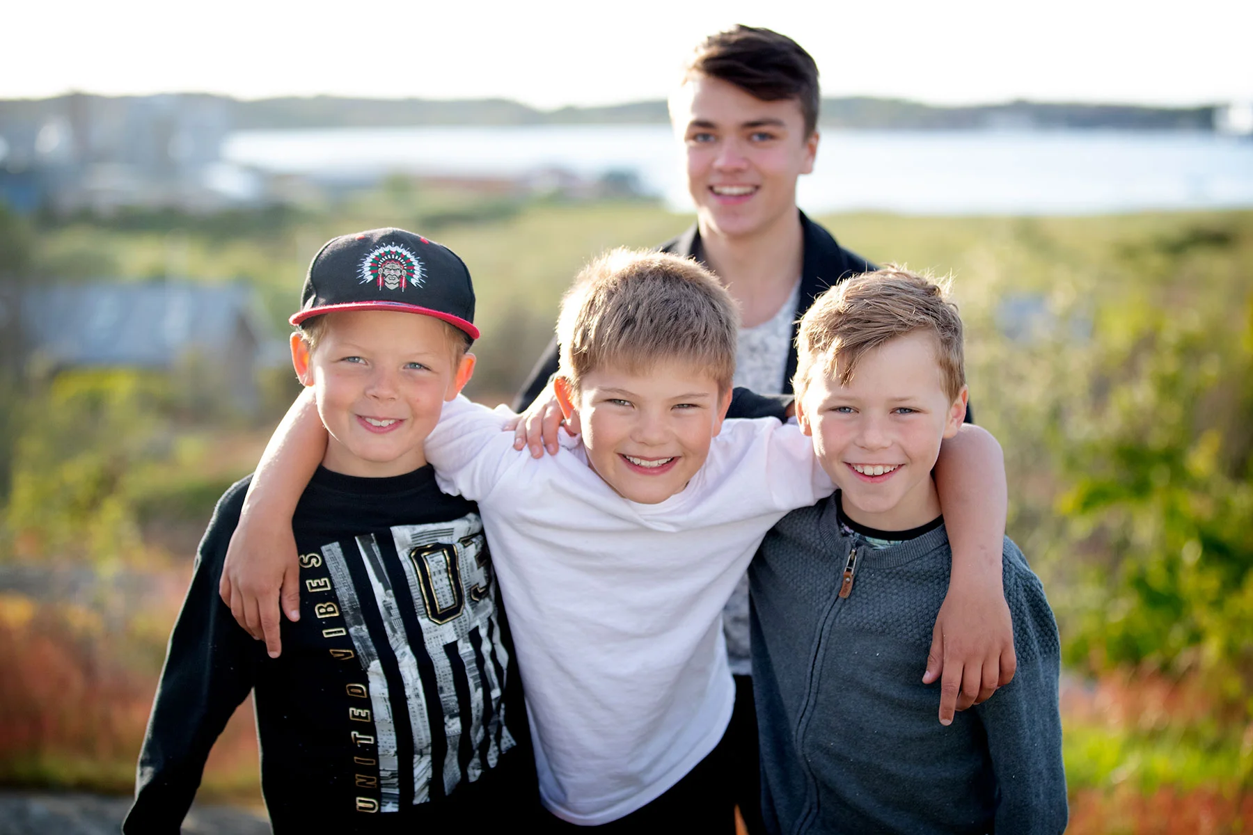 Polare och en brusch