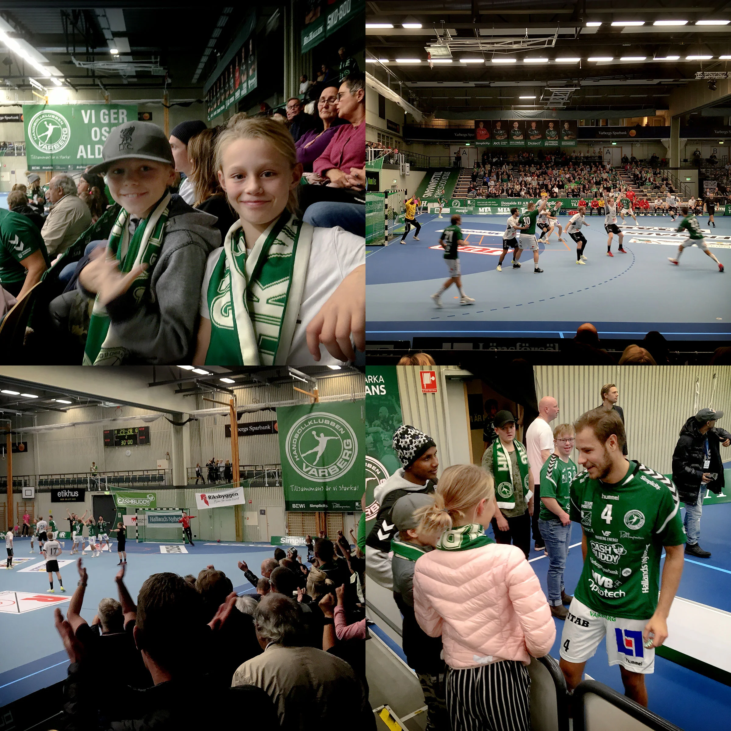 HK Varbergs första högstaserievinst och mitt livs första handbollsmatch