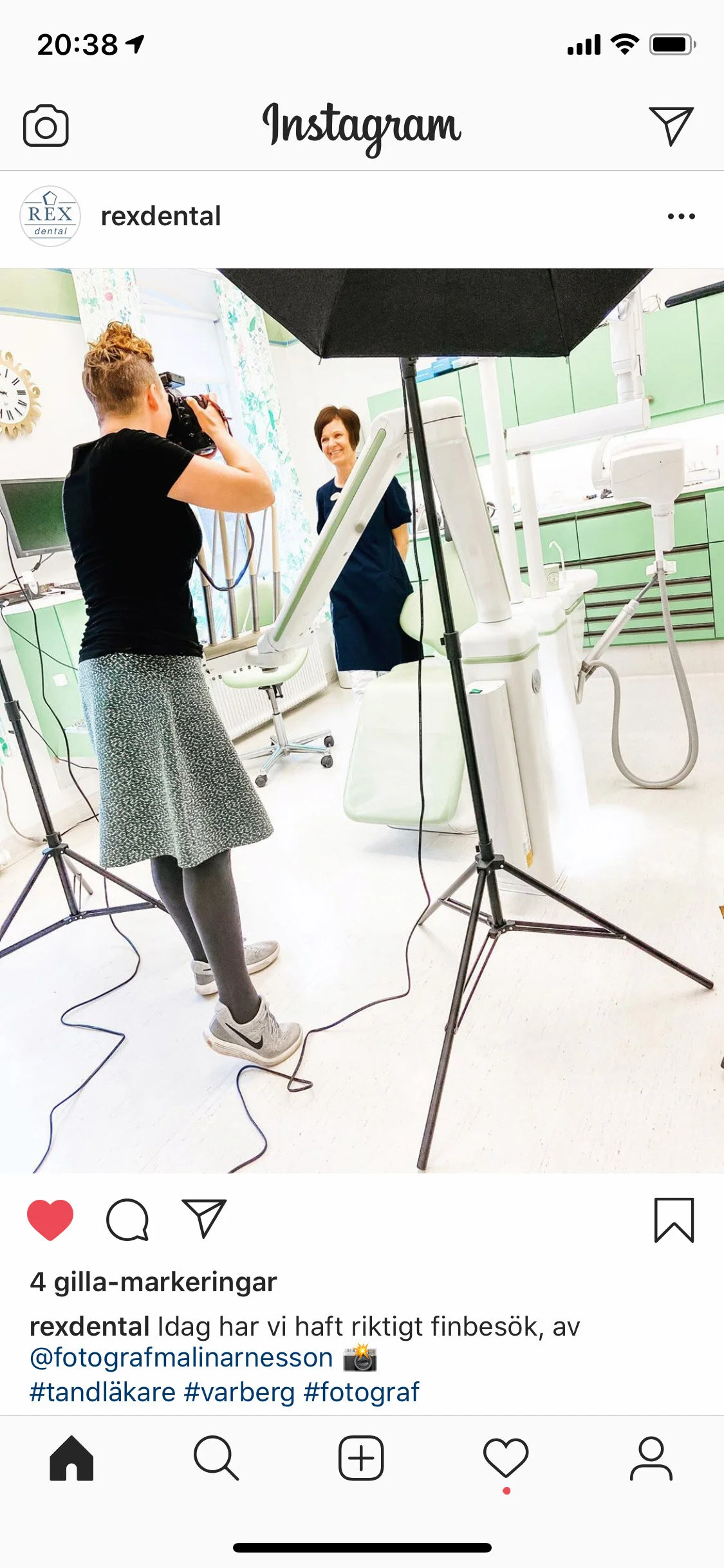 Smygfotograferad fotograf