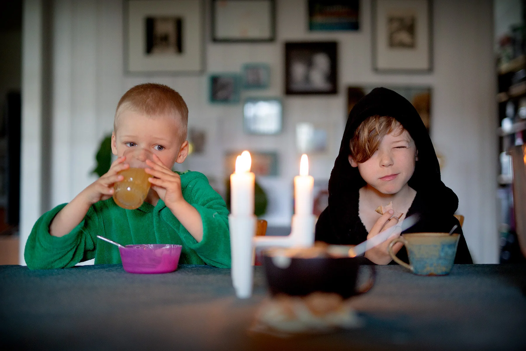 Senfrukost långfrukost efterbadkarfrukost