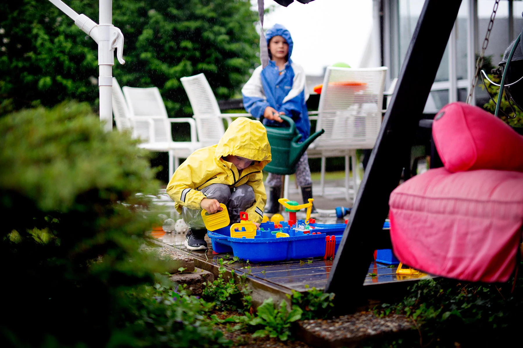 Regn hos mej