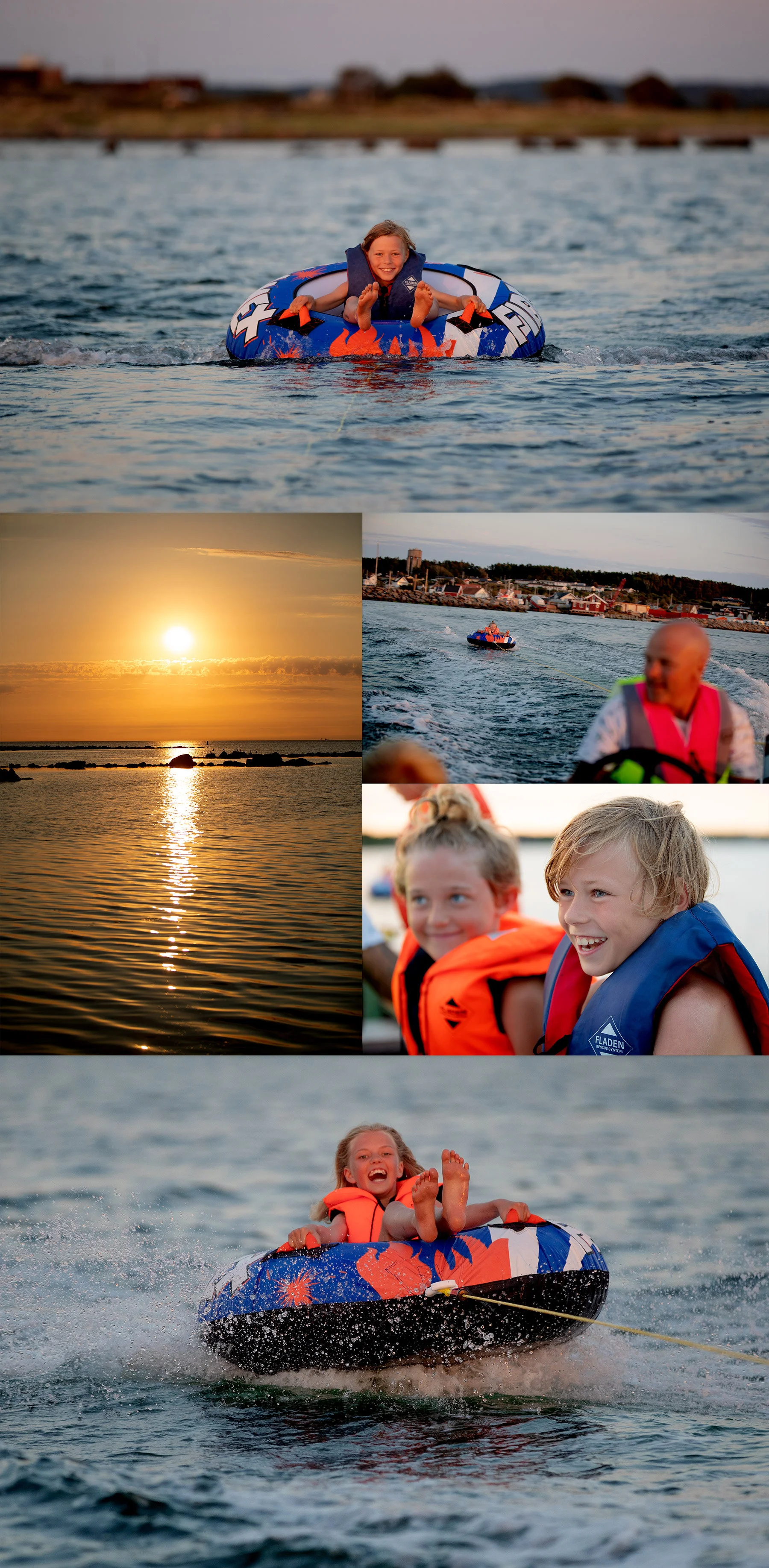 Åka ring på Båtfjorden