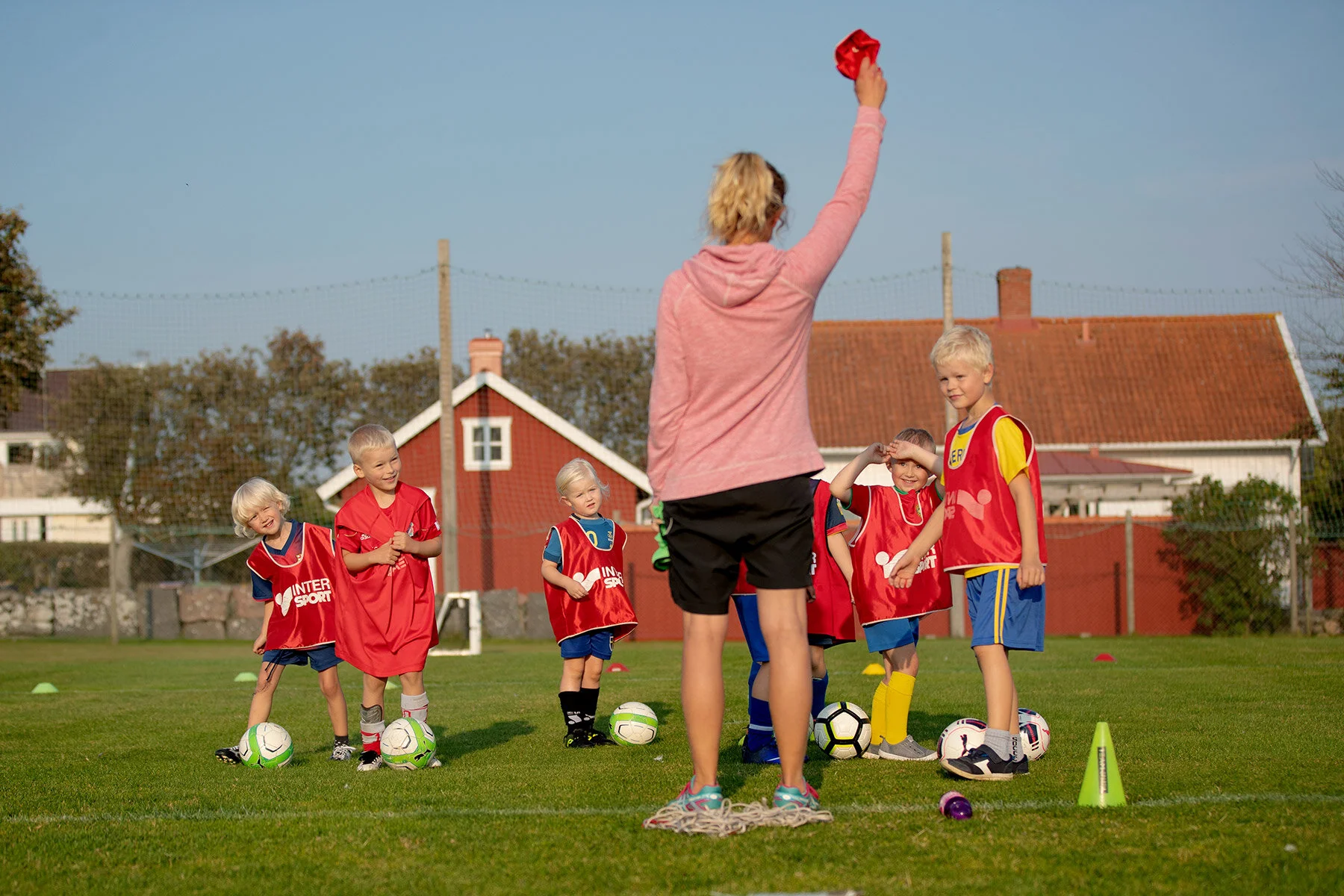 Finally: Fotbollsträning
