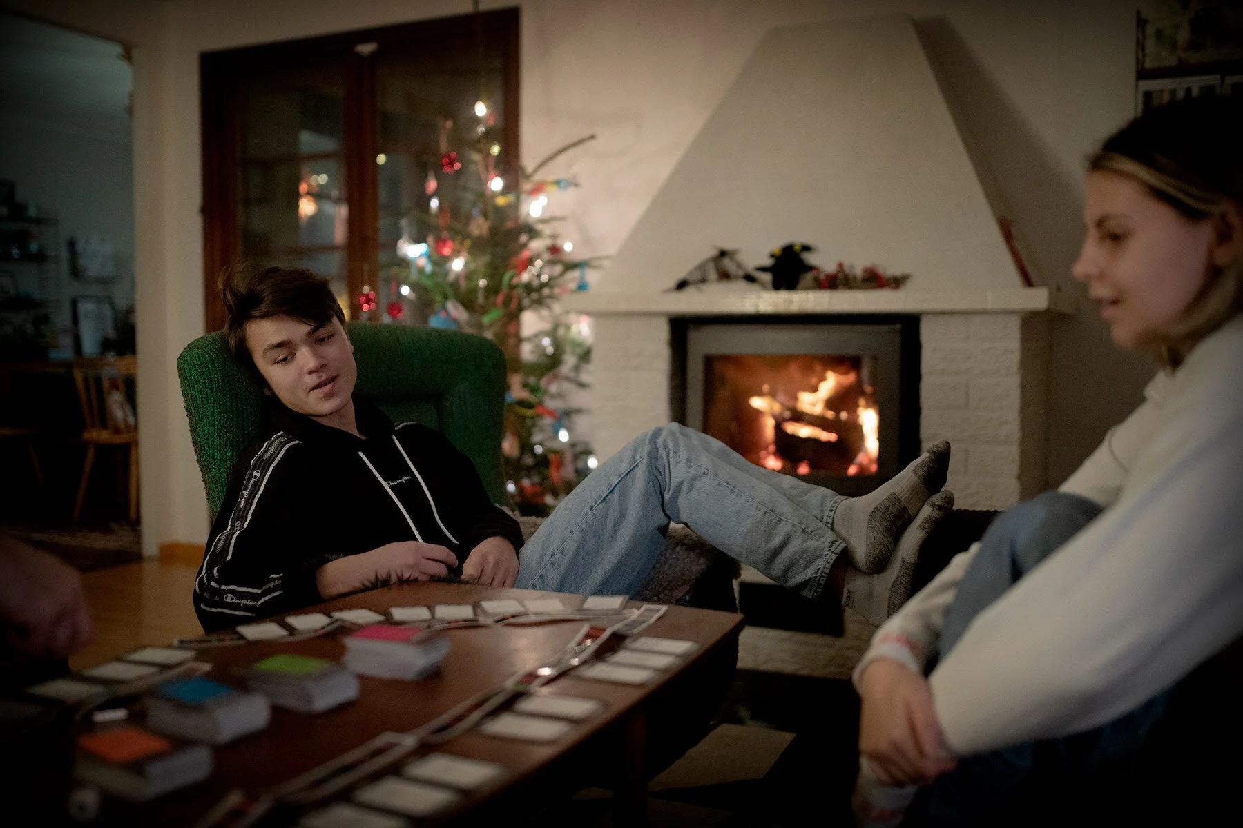 Spelkväll med Hugo och Vanessa