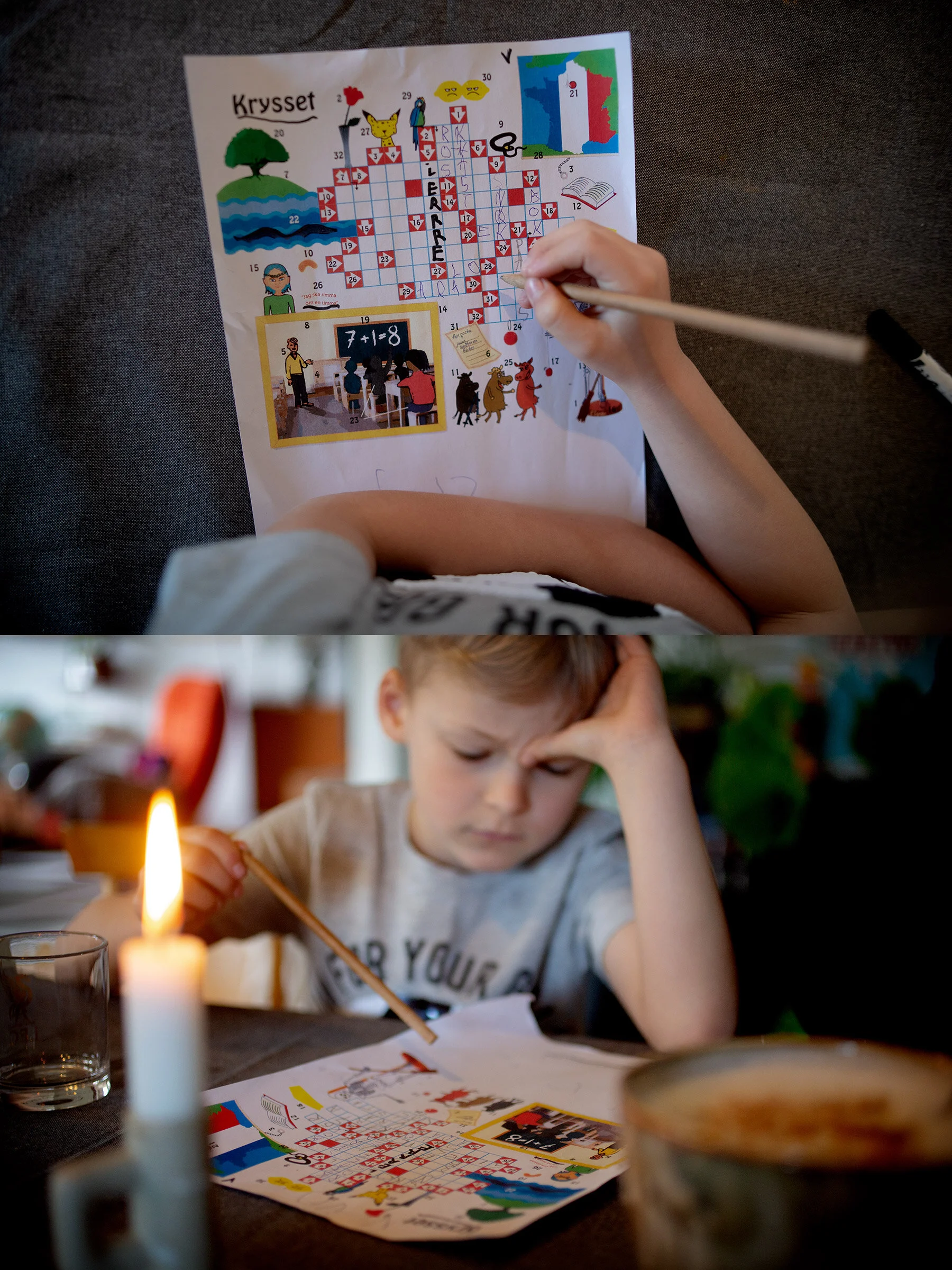 Påskpyssel från biblioteket