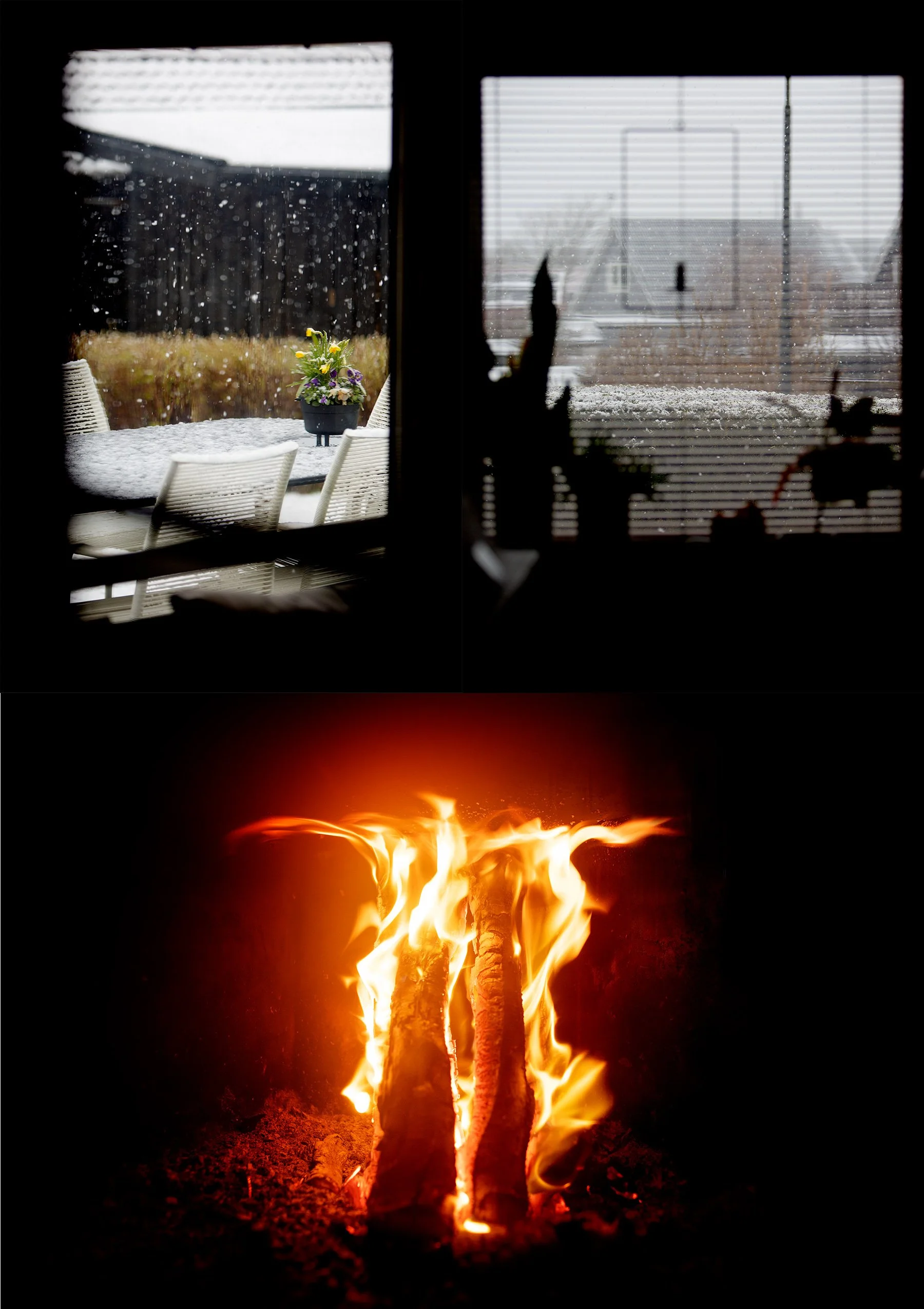 Ibland snöar det i april