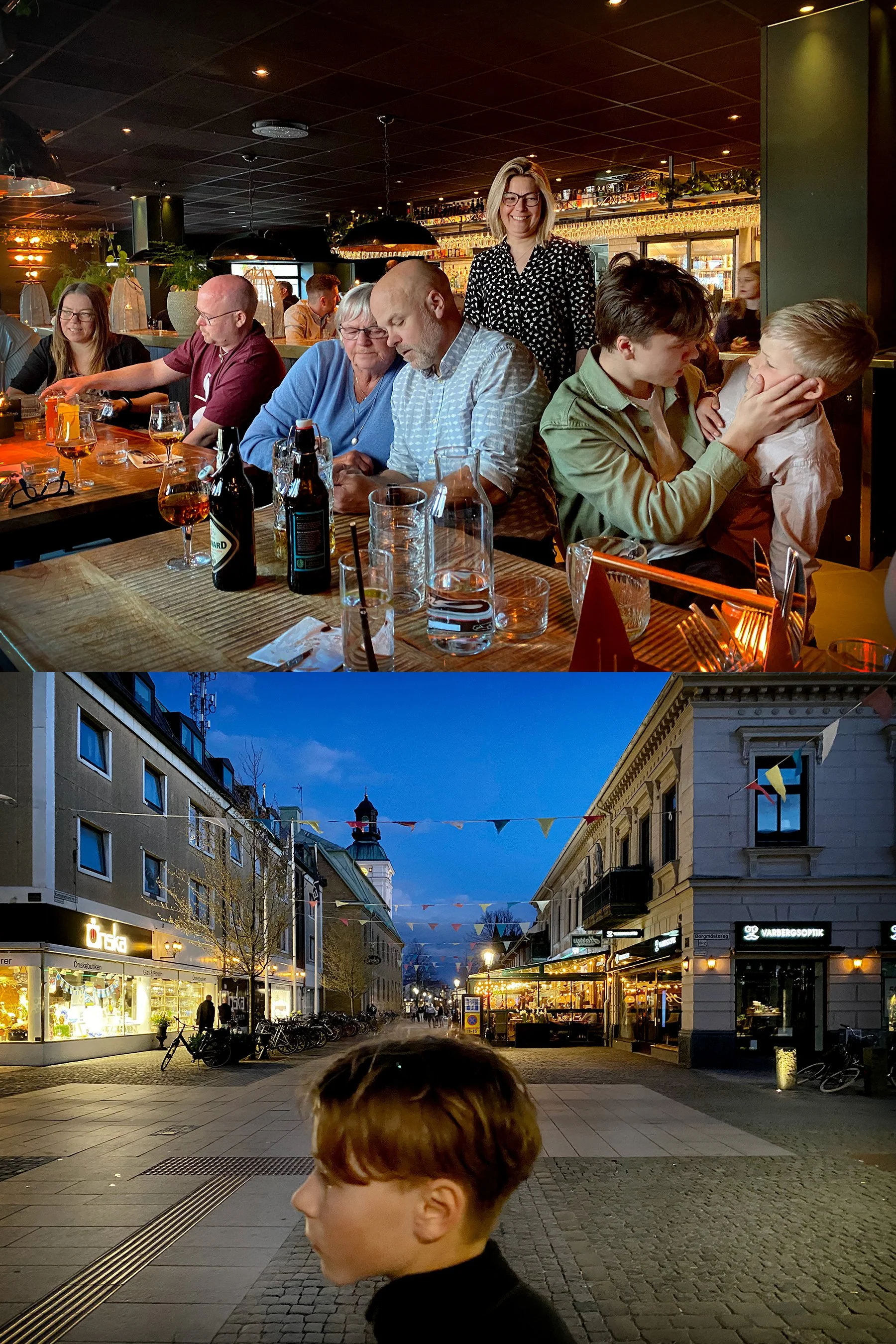 Tre bord på Ölhallen