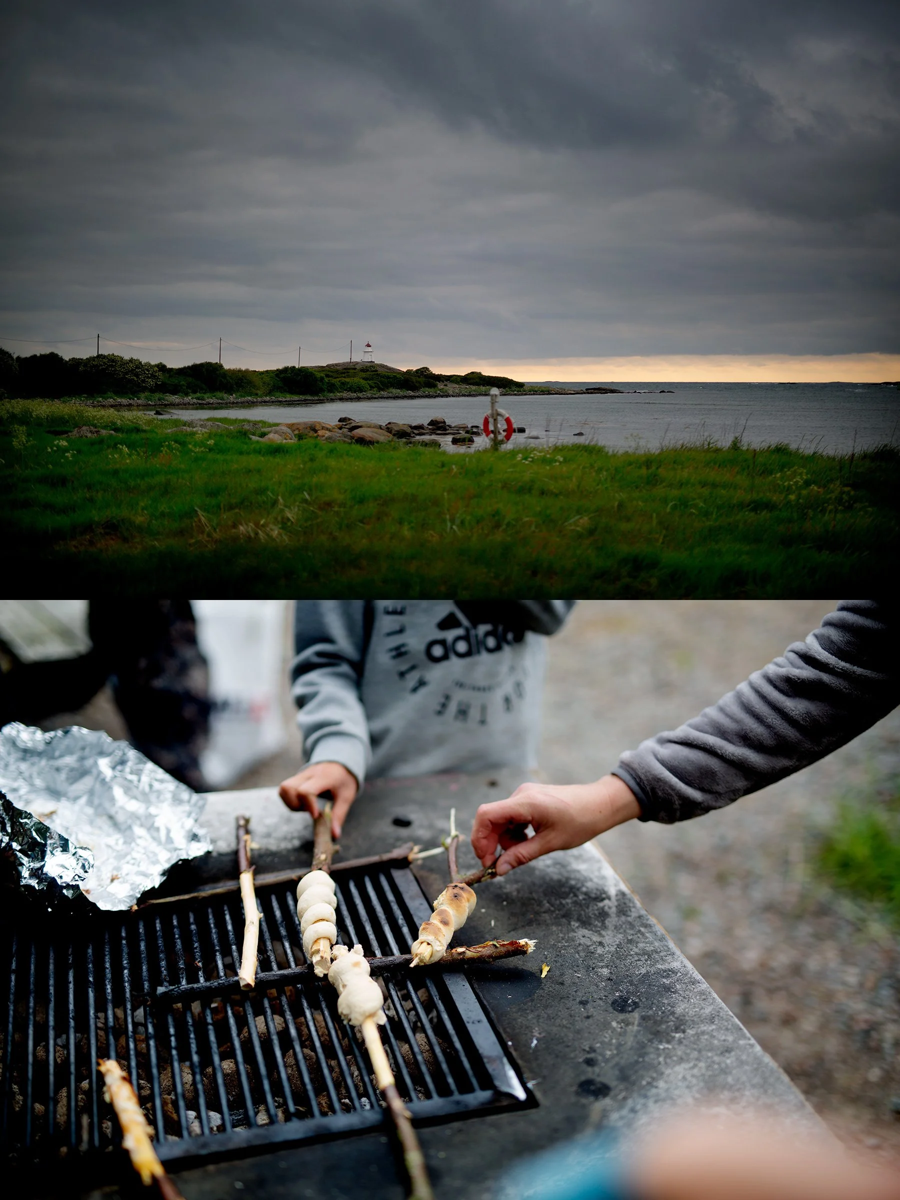 Grillkväll vid fyren