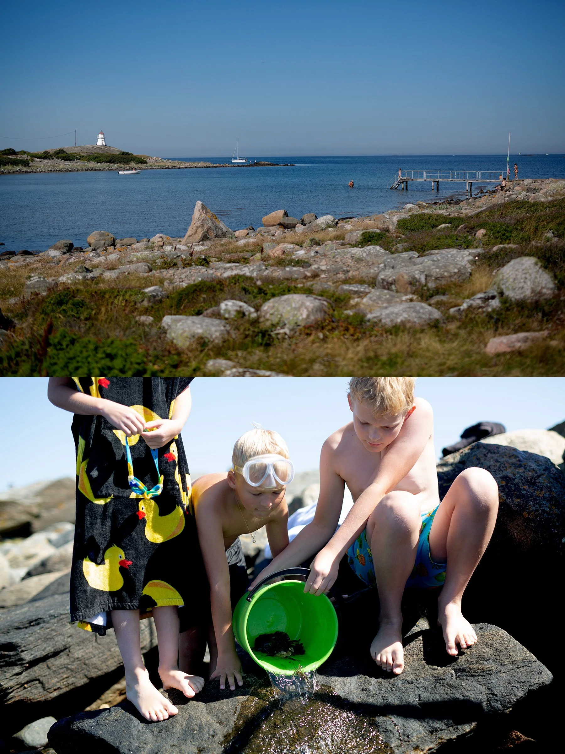 Fyrenstranden med Agnvallarna