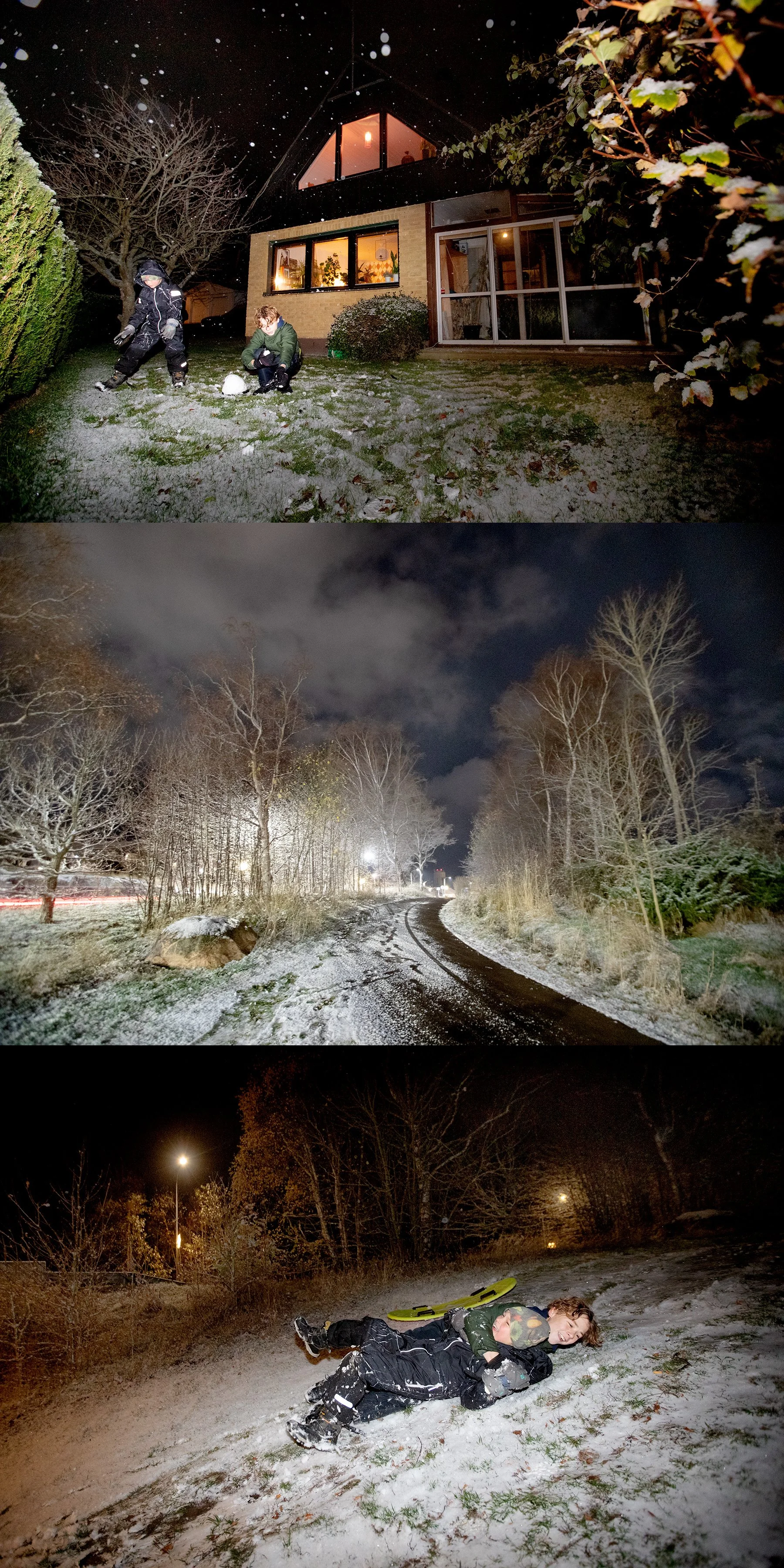 Snöfallskväll