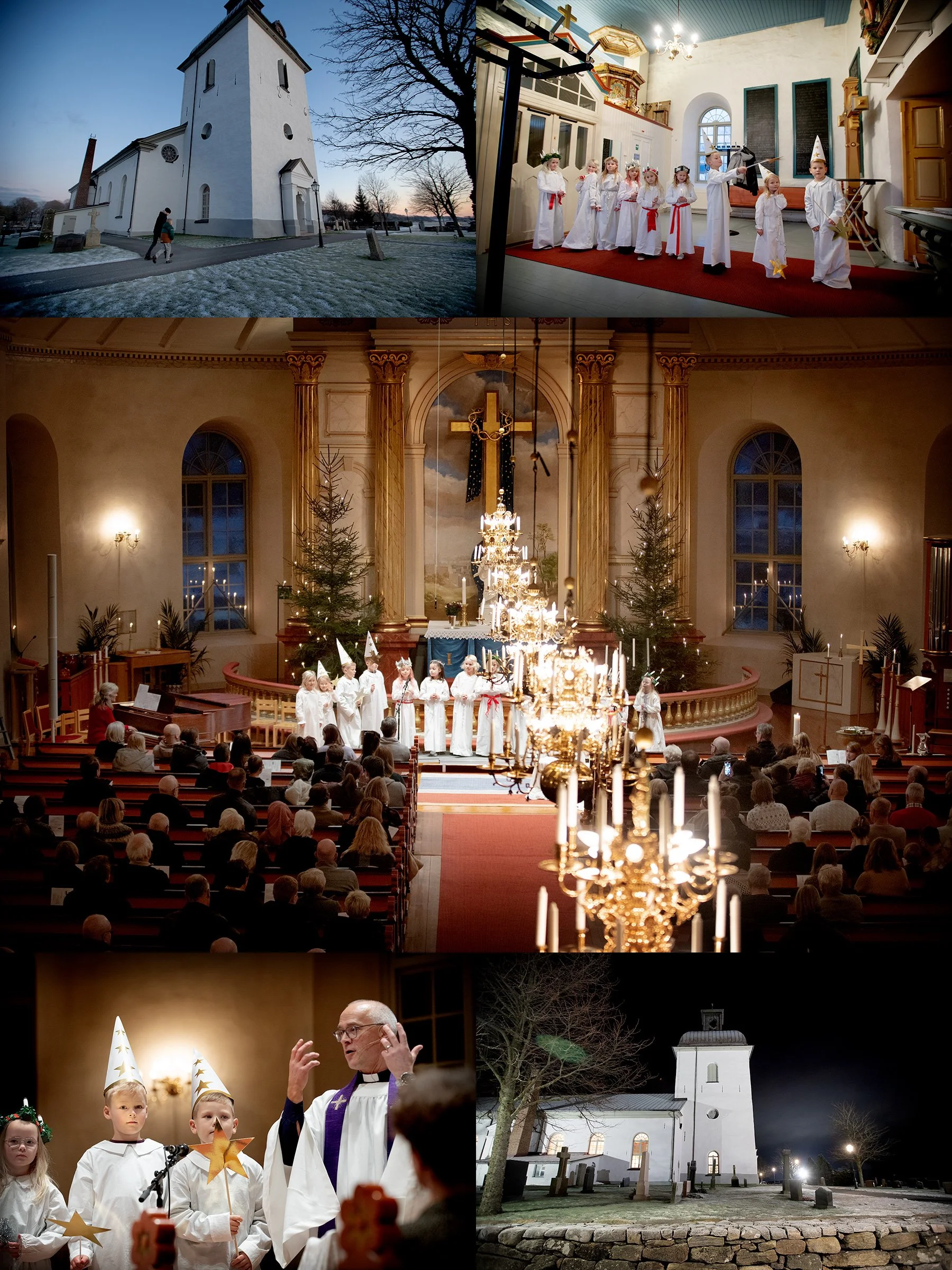 Lucia i Värö kyrka